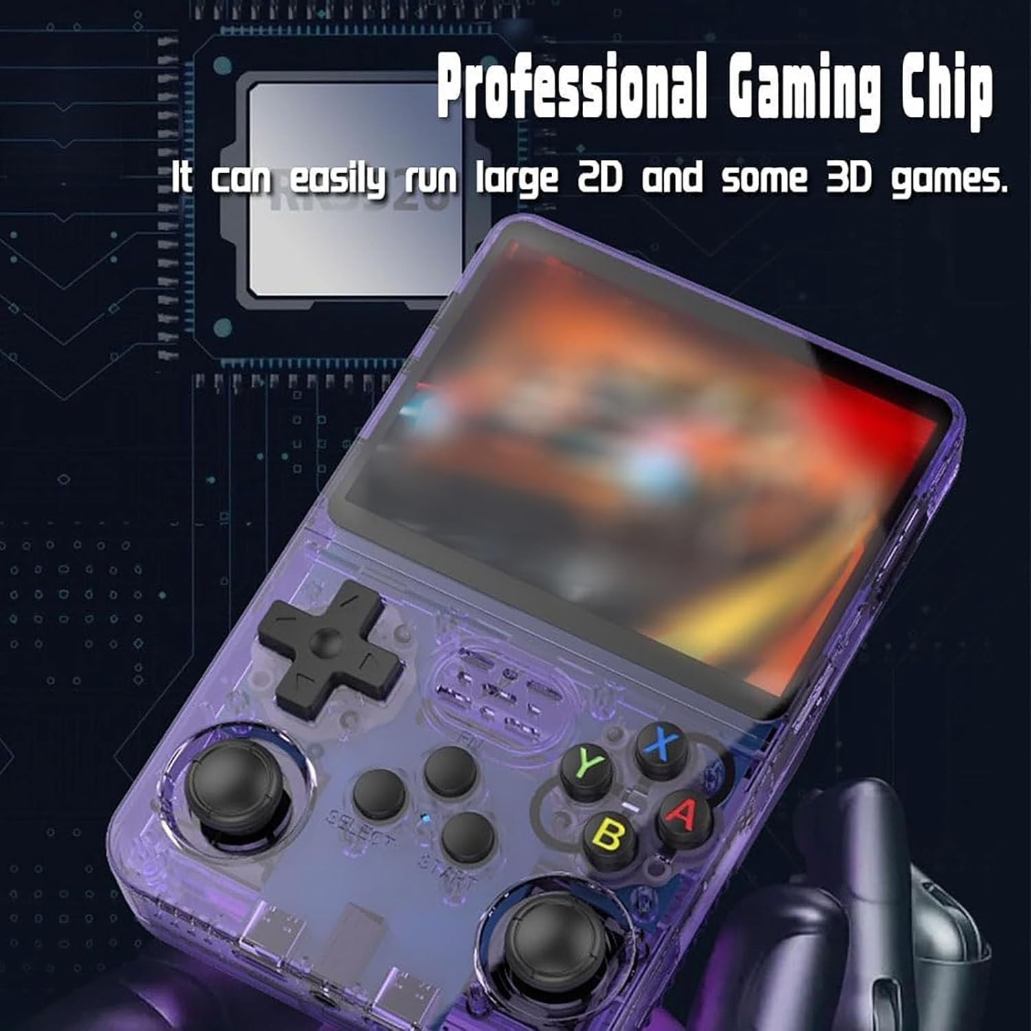 R36S Retro Handheld Video Game Console 64/128GB Linux System 3.5 Inch IPS Screen