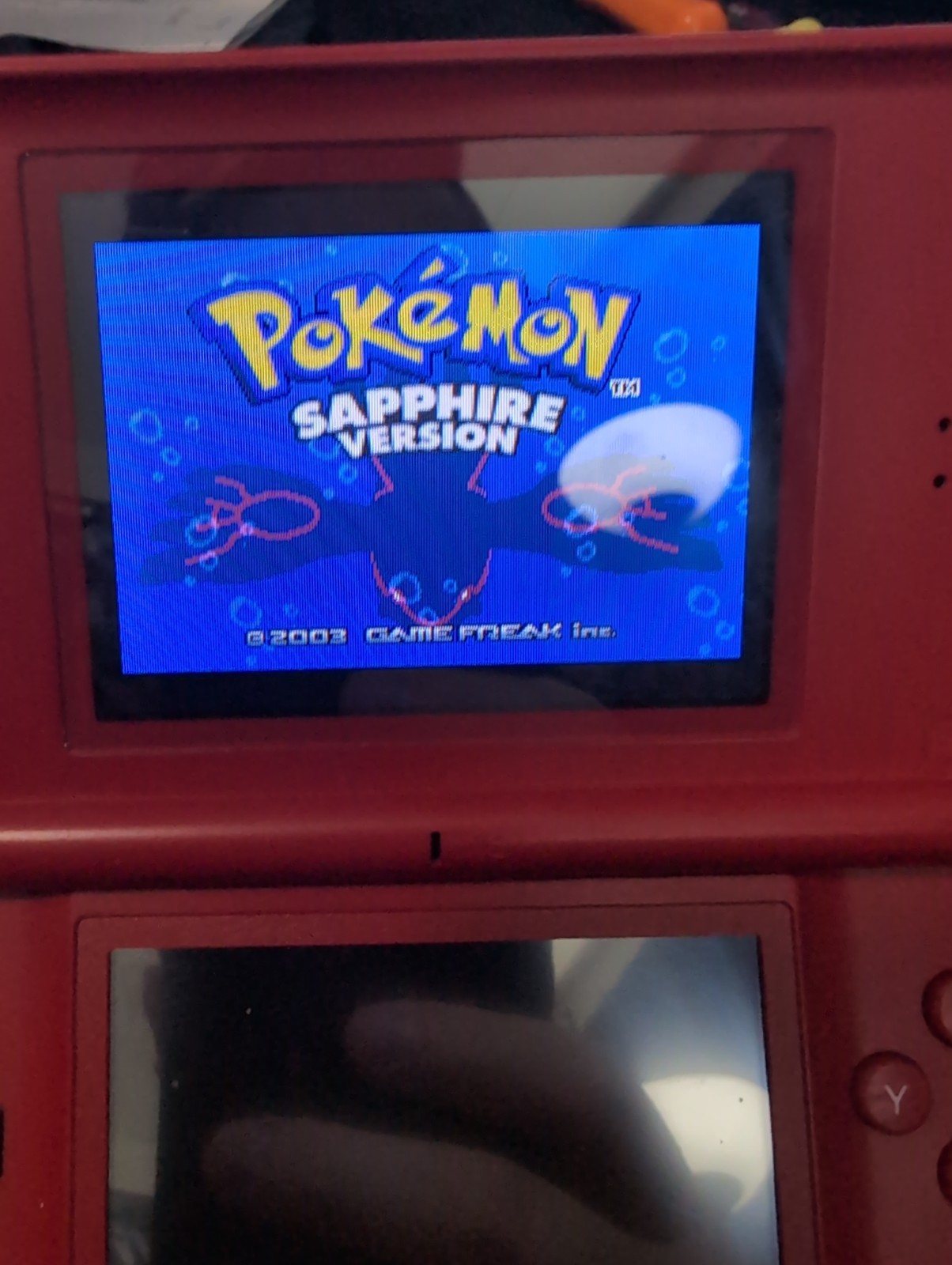 Nintendo DS Lite – red super mario bros – Handheld Console – Very Clean