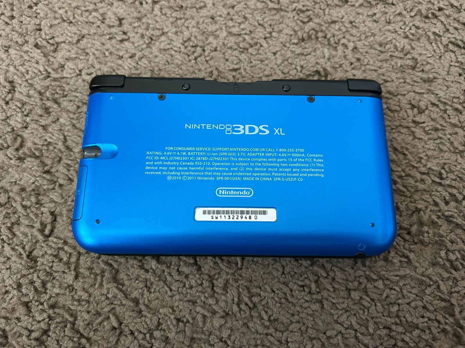 *READ* Nintendo 3DS XL Handheld System Blue & Black+Luigi’s Mansion bundle lot