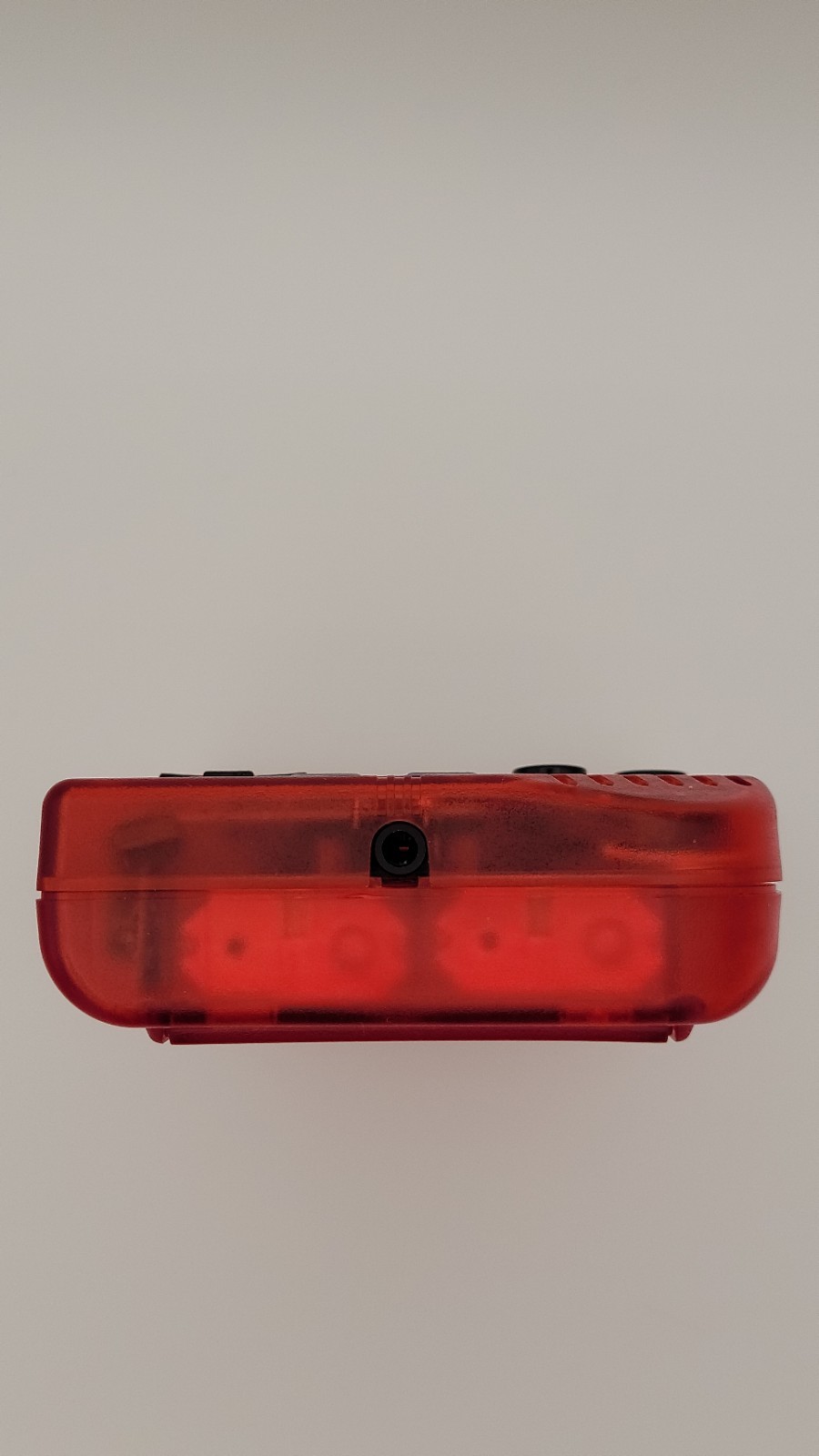 Gameboy DMG-01 W/IPS Backlit Screen, New Clear Red Shell. Upgraded Gameboy