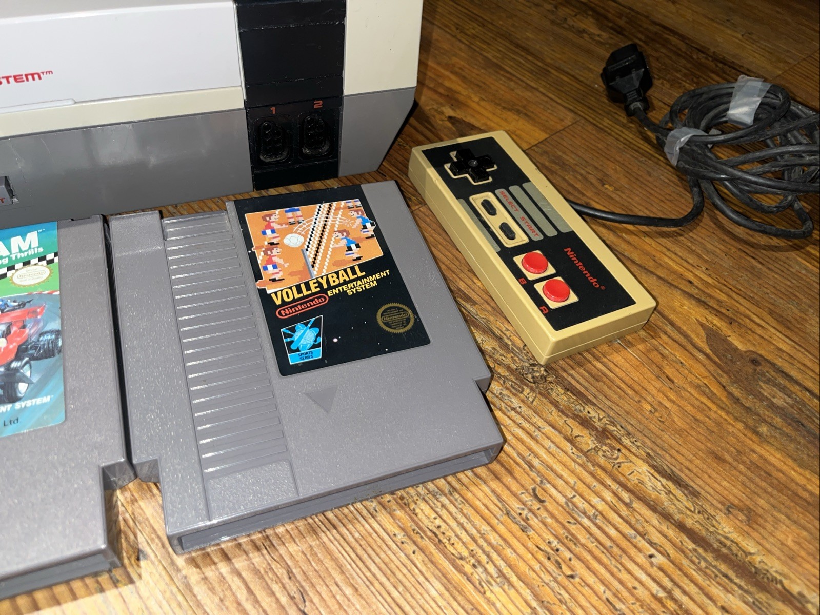 Nintendo NES System Bundle – Oem Power Cord + Authentic Games – Tested – VIDEO