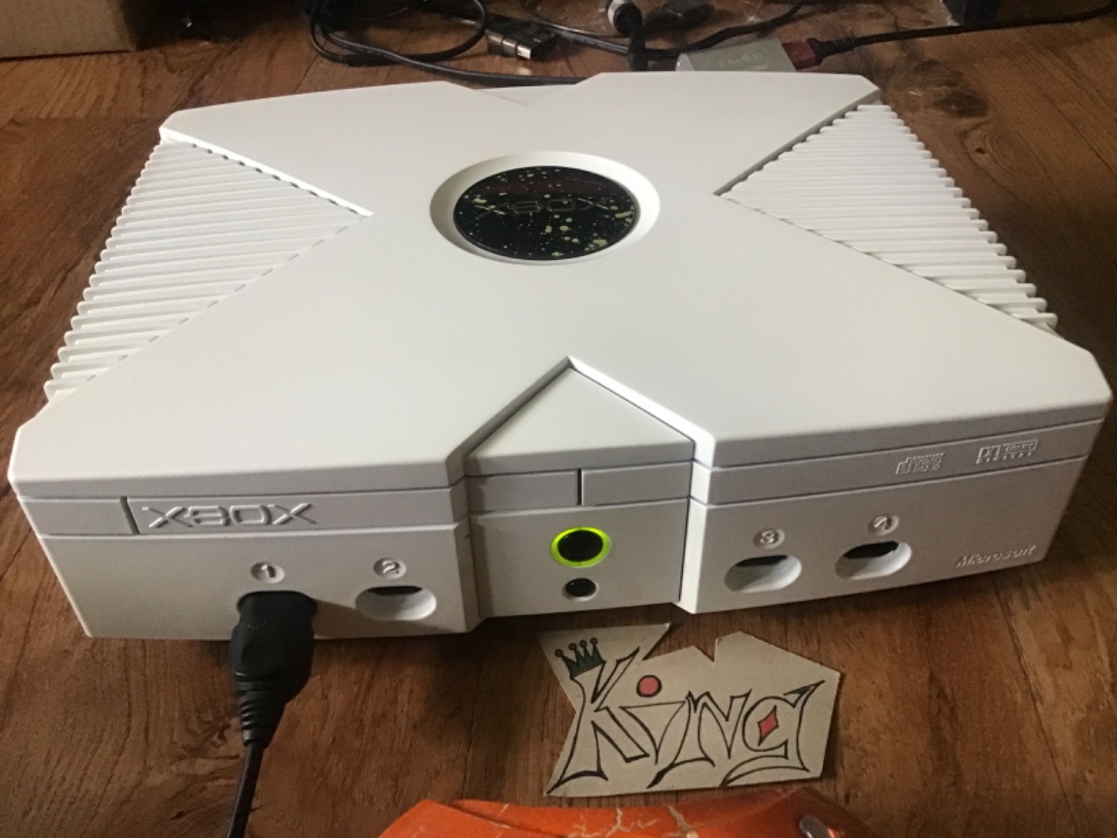 Original Xbox CASE ✨ JUST THE CASE ITSELF✨ ✨parts white with blue insides