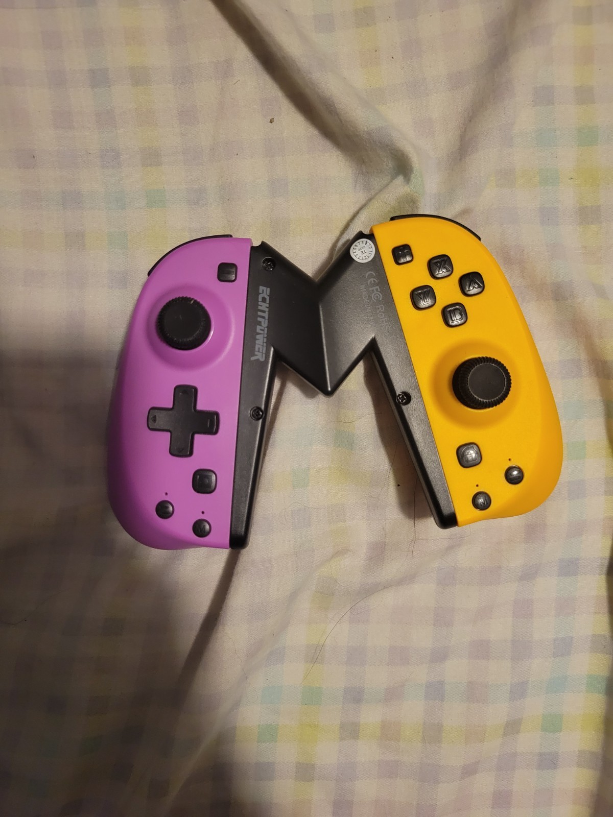 Used Nintendo Handheld Switch Console – Black with Blue and Yellow Joycons