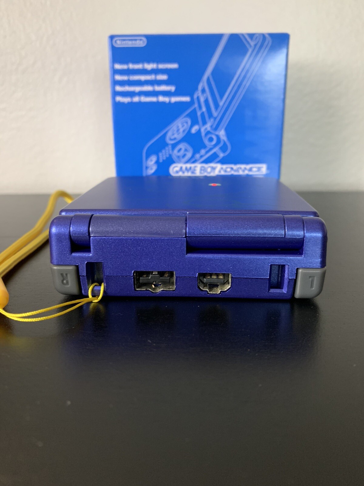 Kyogre GBA SP Gameboy Advance SP IPS V2 – Charger, Custom Power LED & EYE