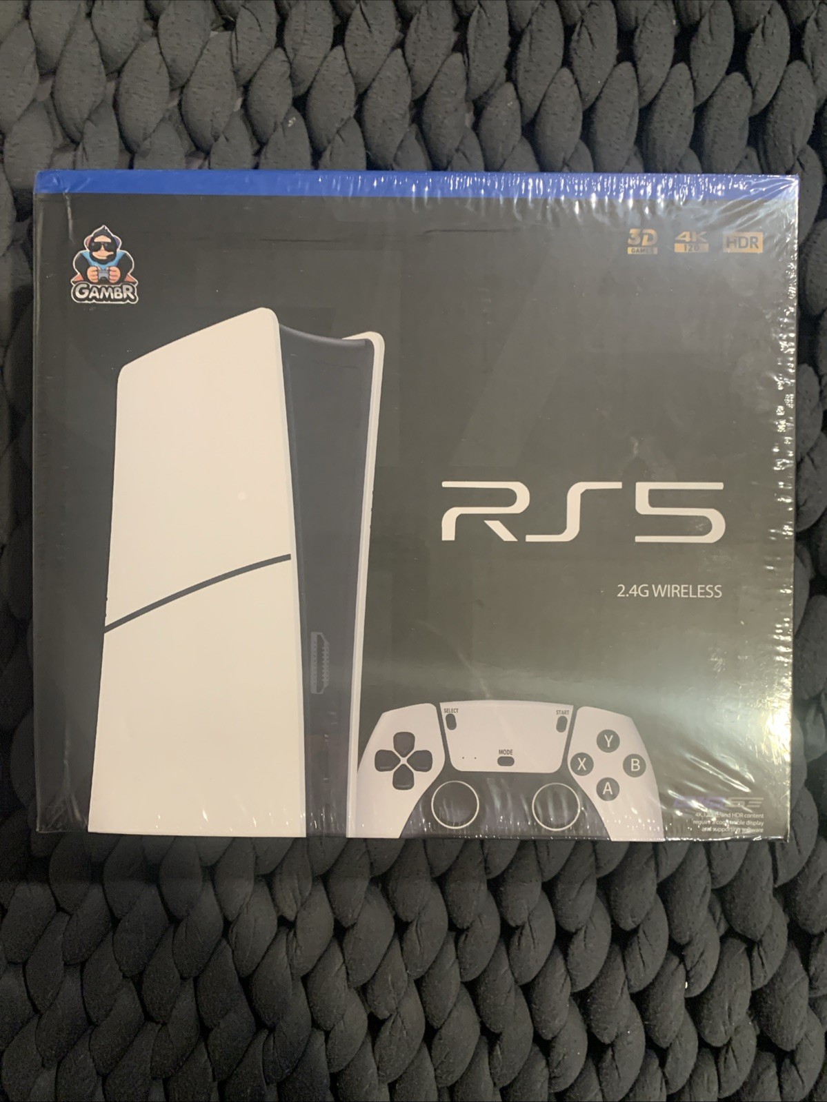 RS5 Game Console Dual Stick 2.4G 2 Wireless Controllers 20000+64GB 2 Joysticks