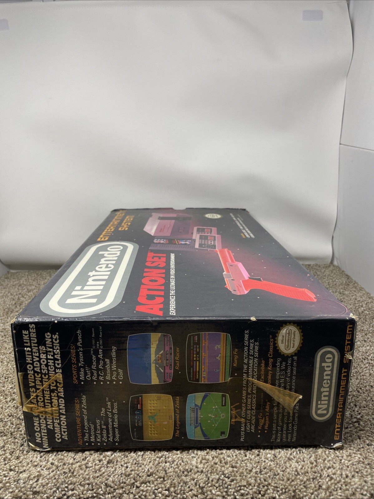 Nintendo Entertainment System Action Set NES Complete CIB Console Tested