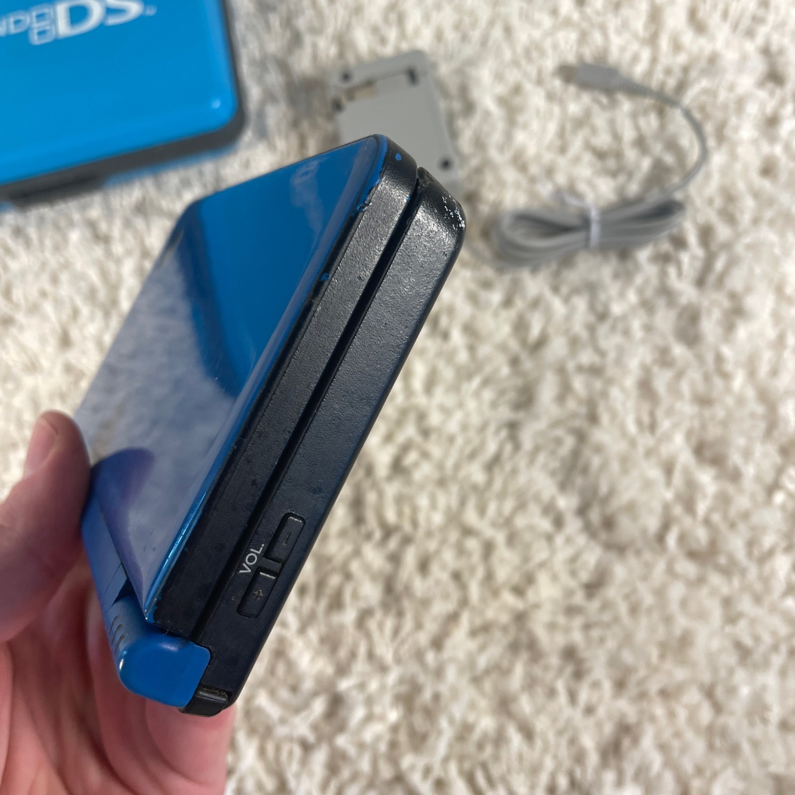 Nintendo DSi XL Midnight Blue Handheld Console System UTL-001 Tested