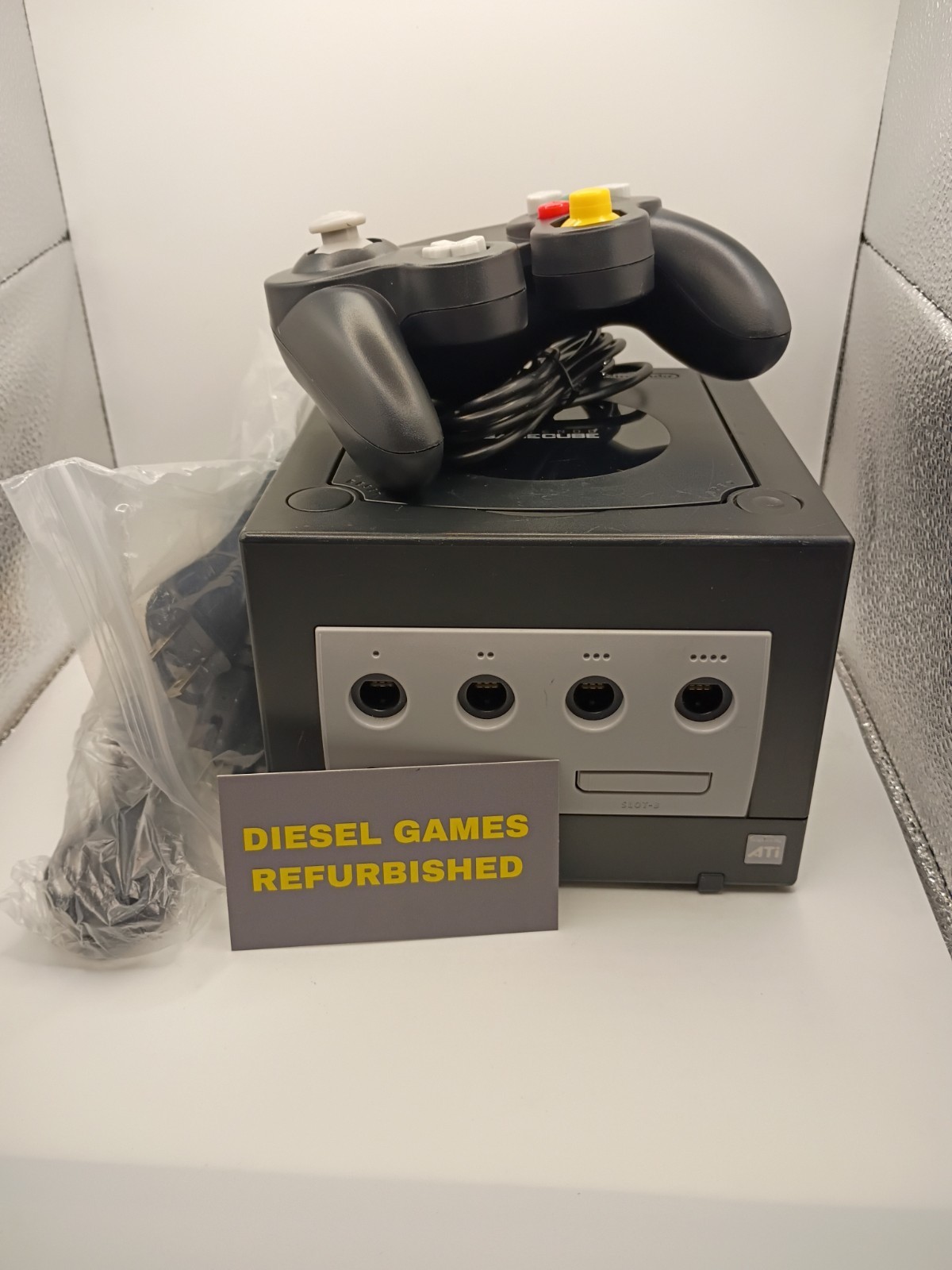 Nintendo GameCube Black DOL-001 Console System Complete in Box, Tested