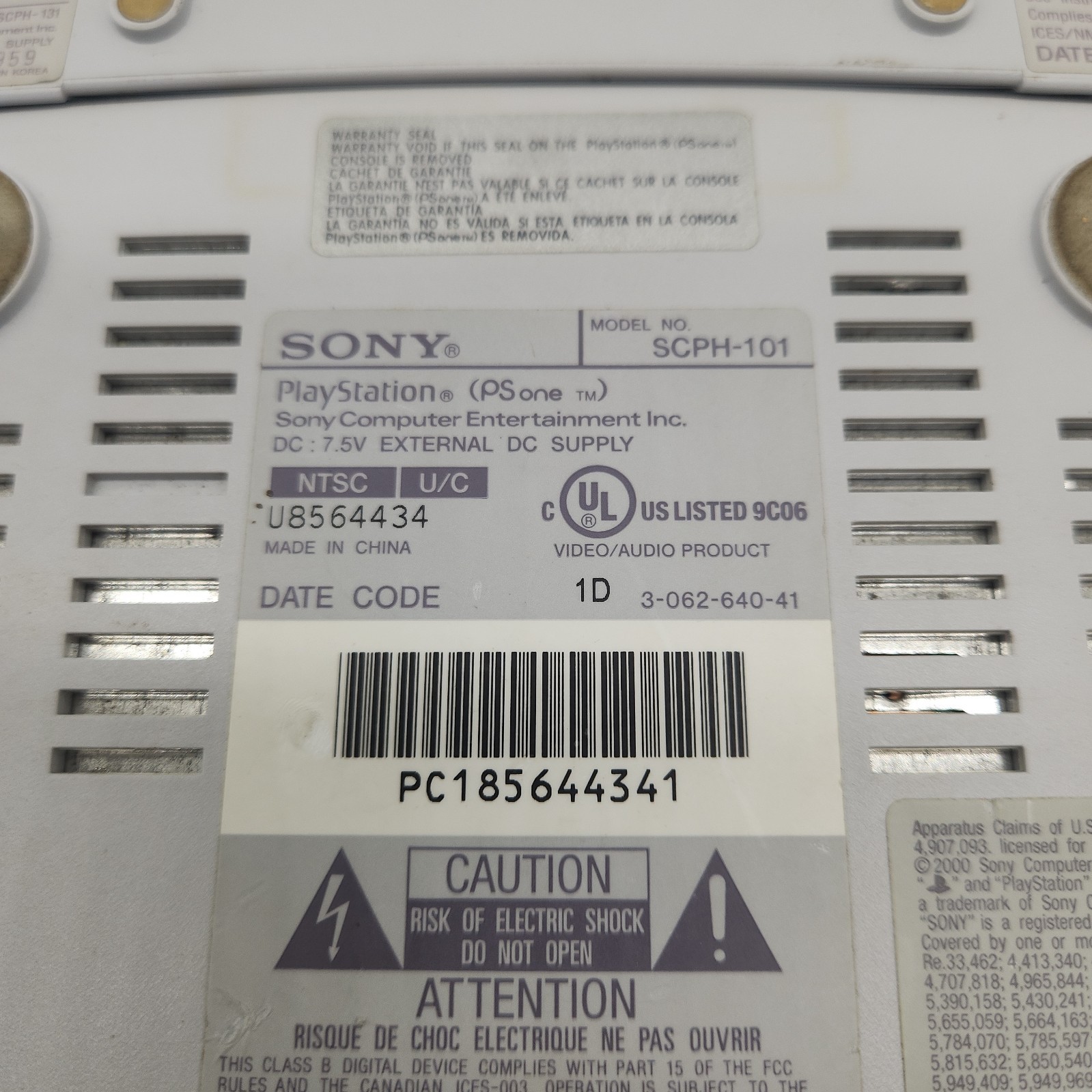 PS one Console SCPH-100 wz LCD MONITOR Tested System for NTSC-J CD- 10266C…..5