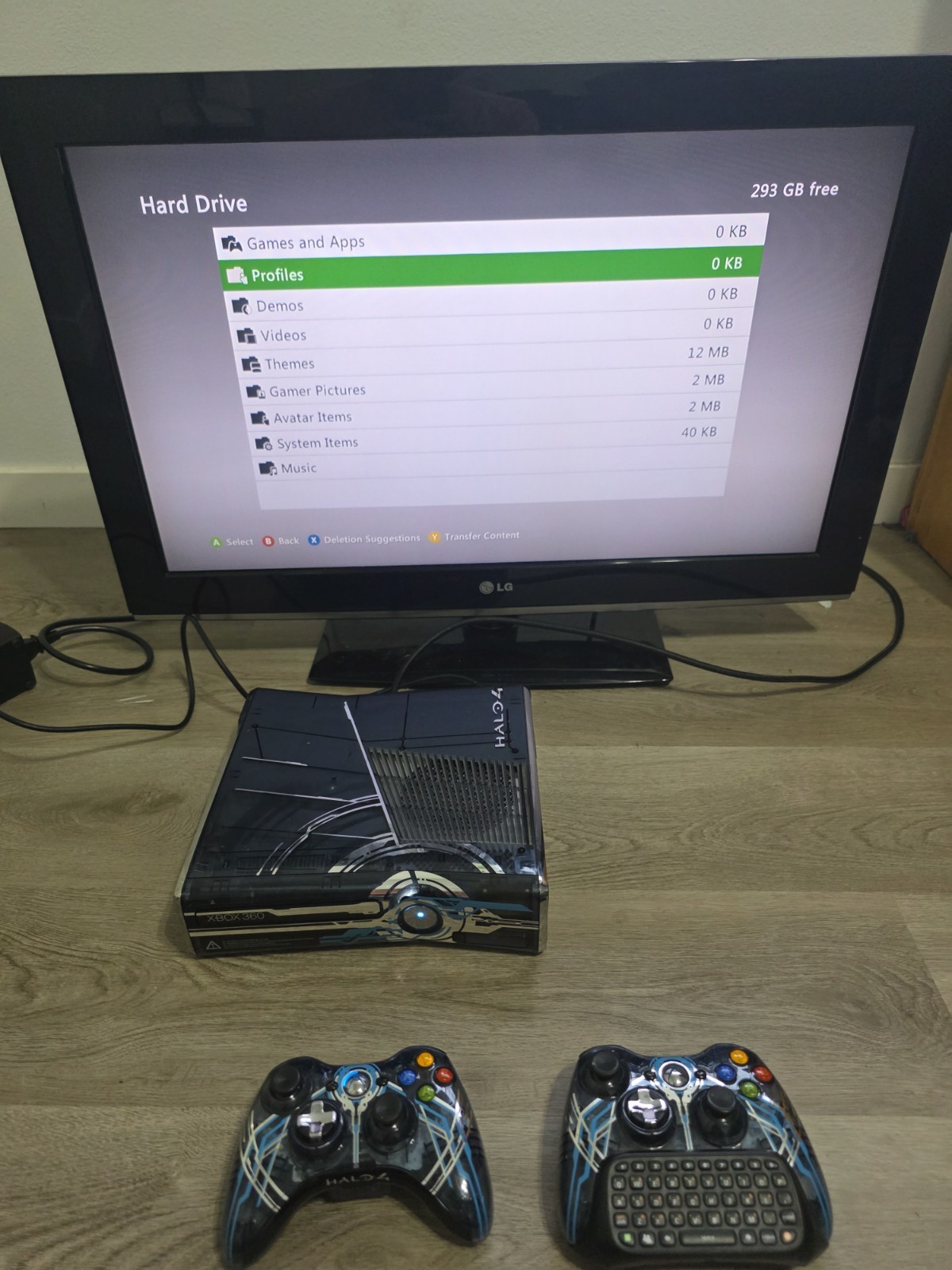 Xbox 360 Halo 4 Limited Edition Console Bundle 320GB Tested Working CIB + 2…