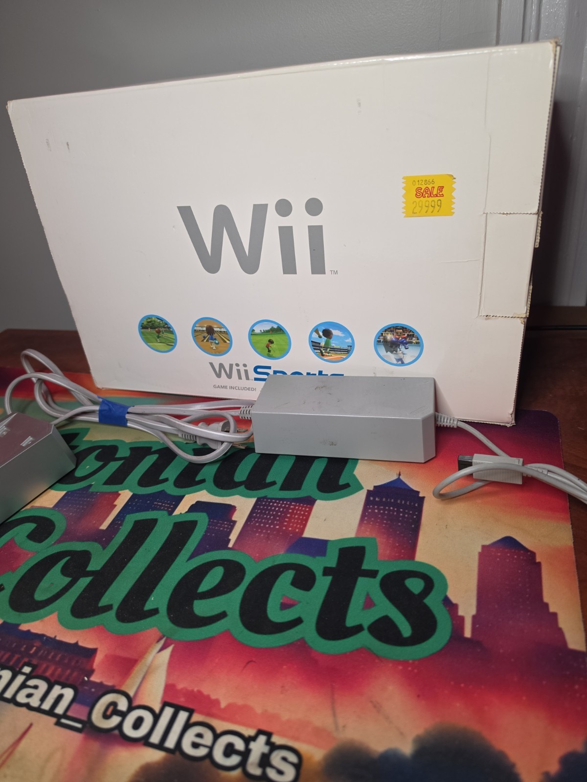 Nintendo Wii White Game Console RVL-001 Tested Console & Power Cable Only