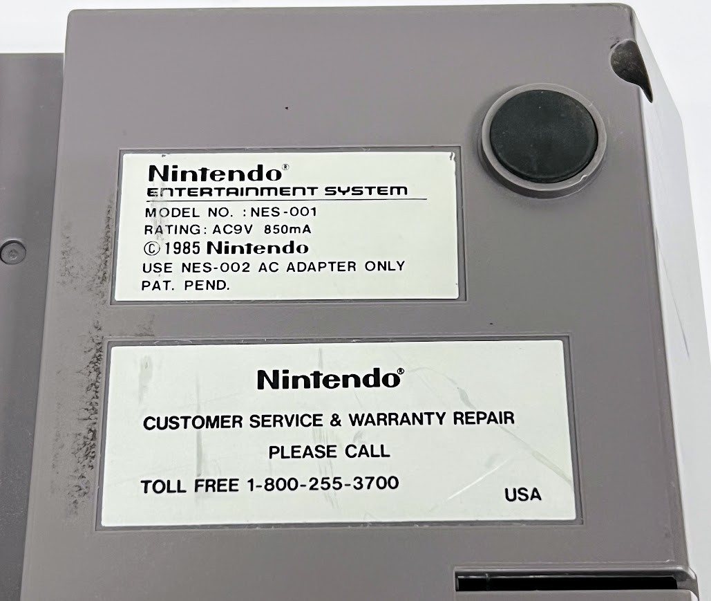 Nintendo Entertainment System NES-001 Console Only Tested Vintage OEM