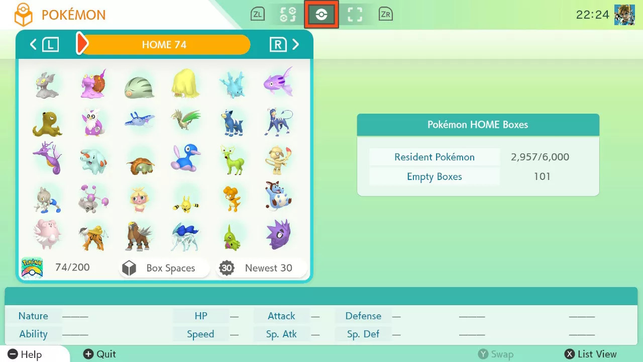Low Levels Pokemon Home Full Living Dex All Forms Gen 1-7 960 Pokemon⚡