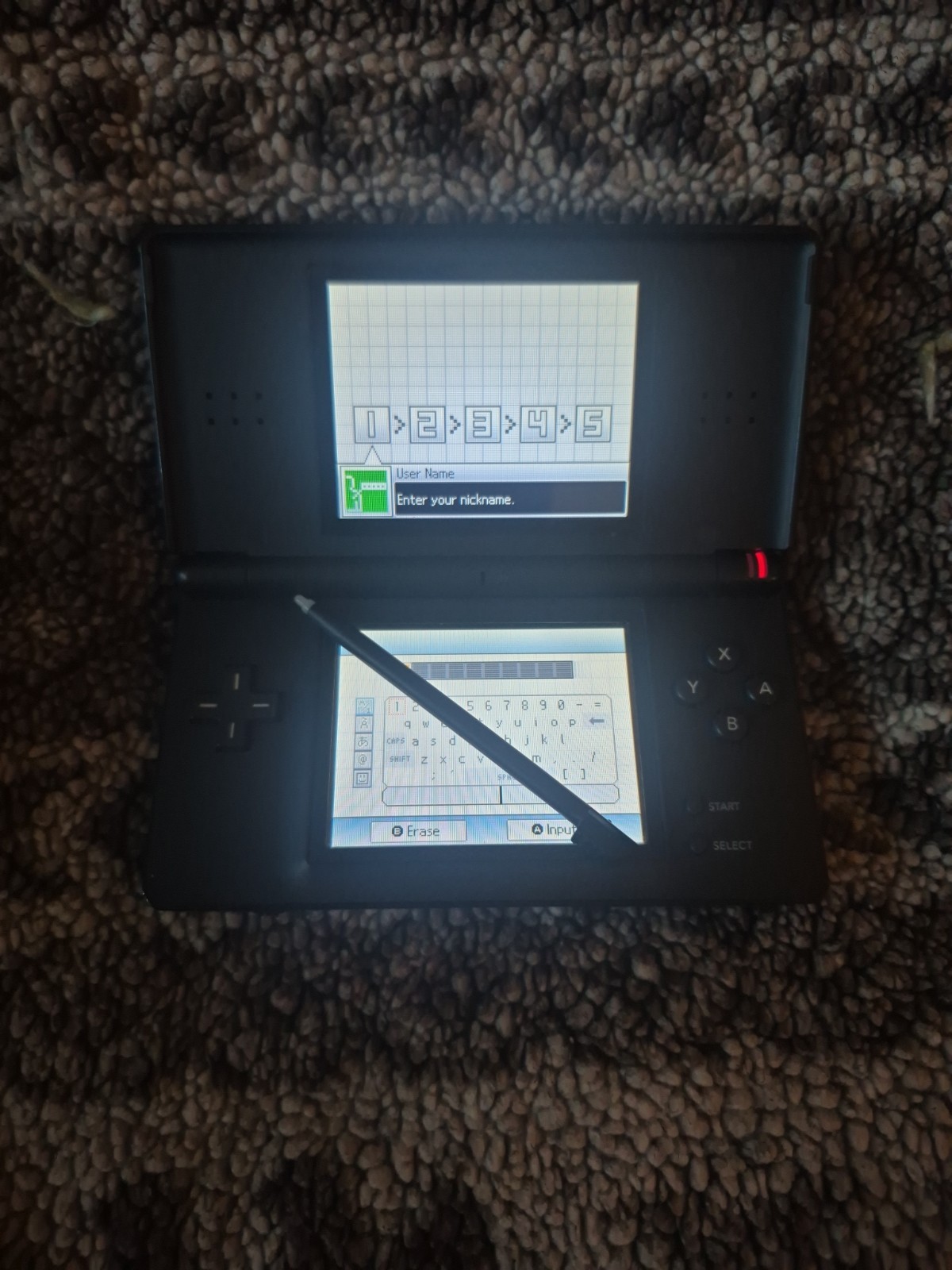 Nintendo DS Lite Handheld System – Onyx Black in Box w/ Games EXCELLENT!!