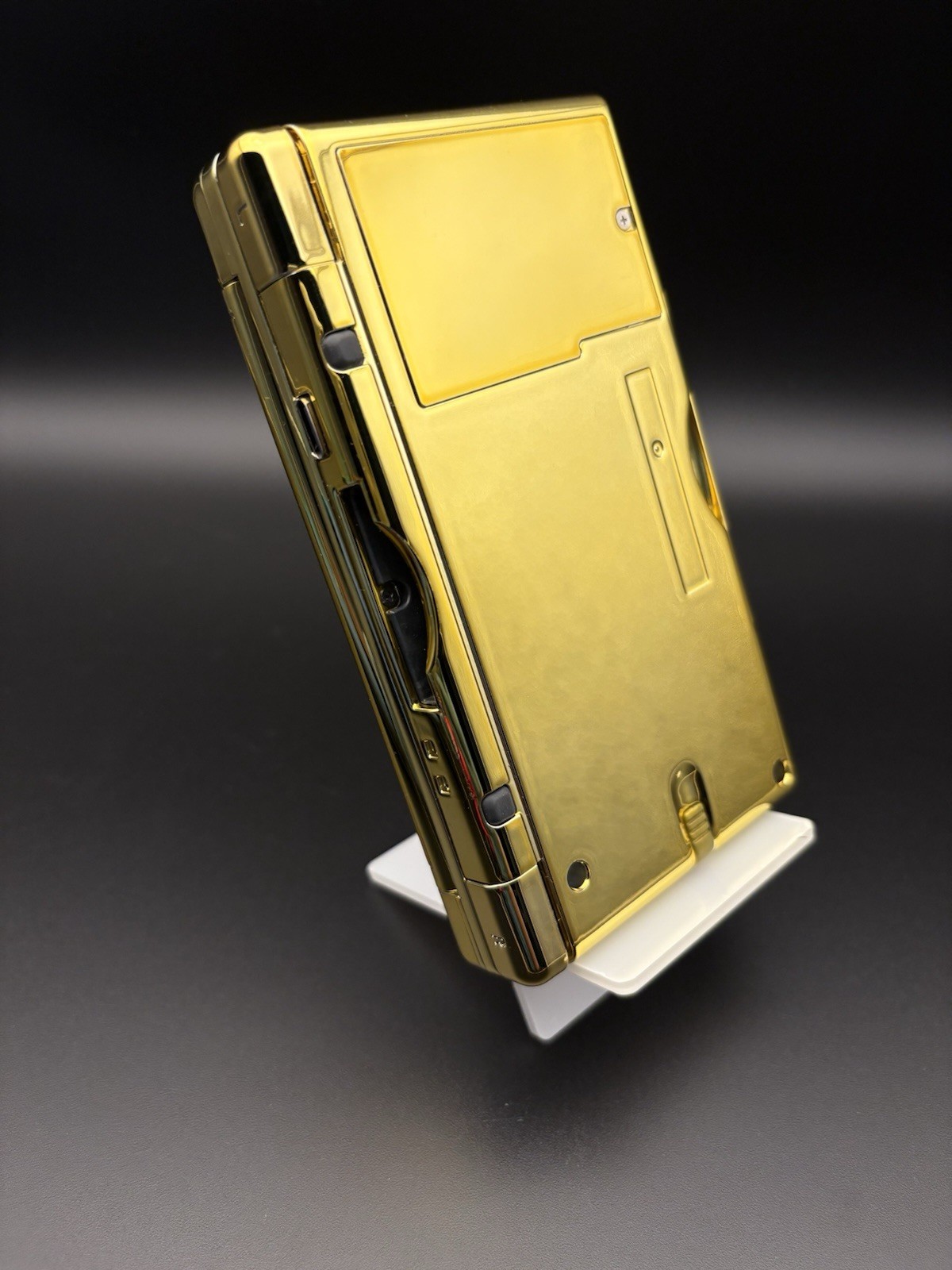 Custom Gold Chrome USB-C DS lite with Silver Accents — Brand New Screens