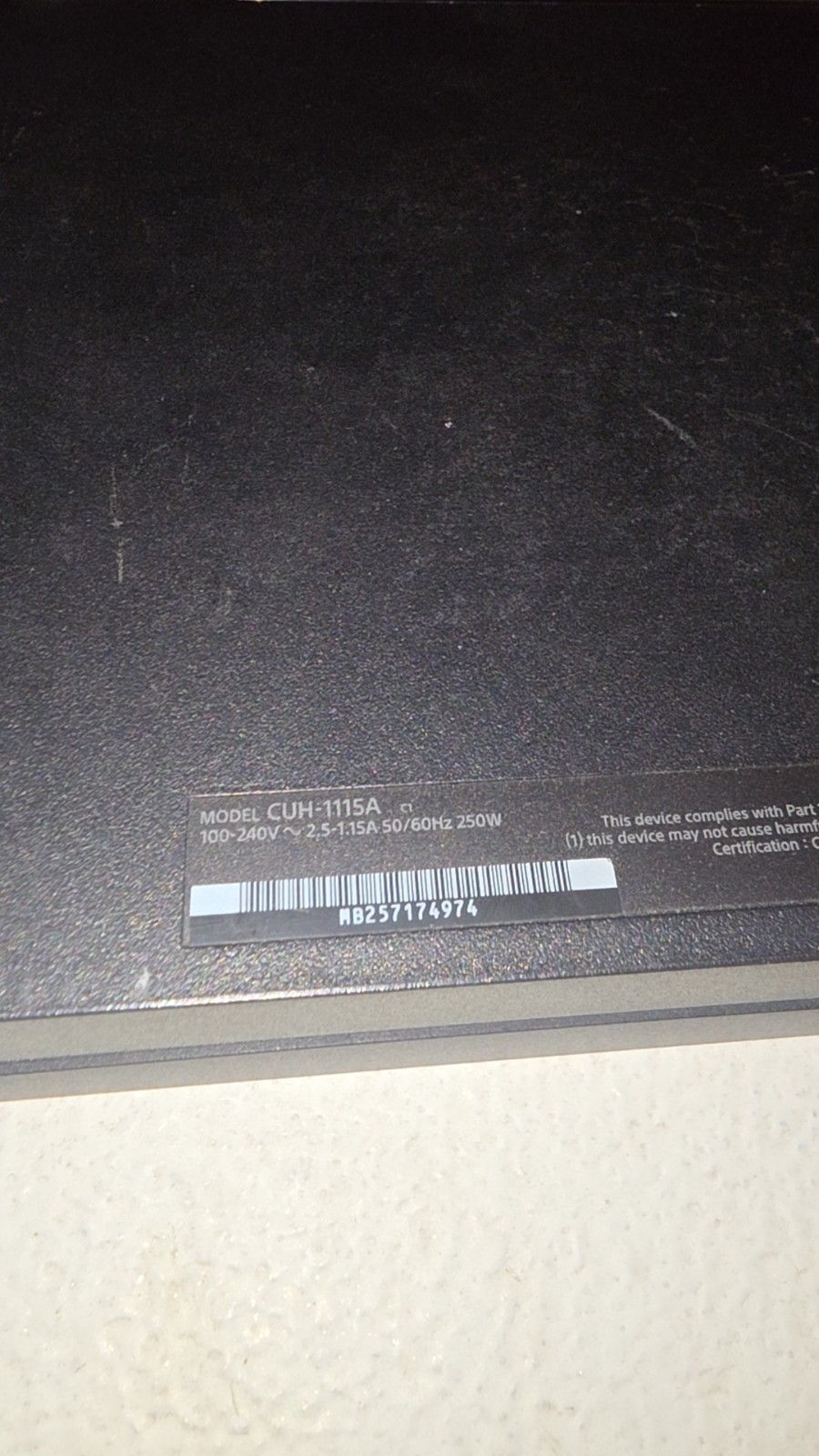 2x Sony PlayStation 4 CUH-1115A Black PS4 Console Only (Not Working for Parts)