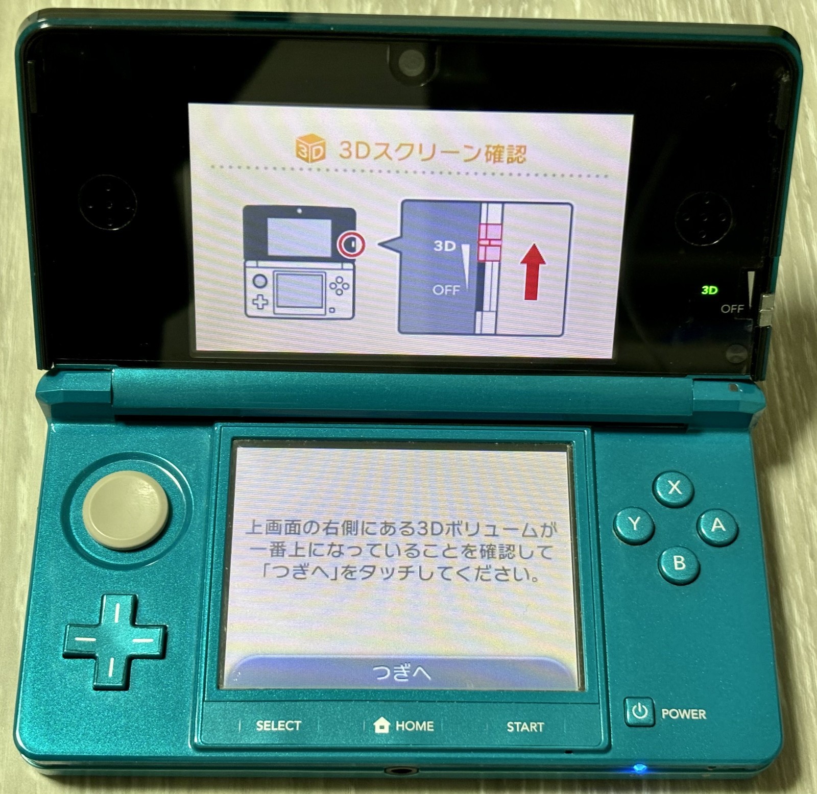 Nintendo 3DS Aqua Blue – Tested & Working Console Japan