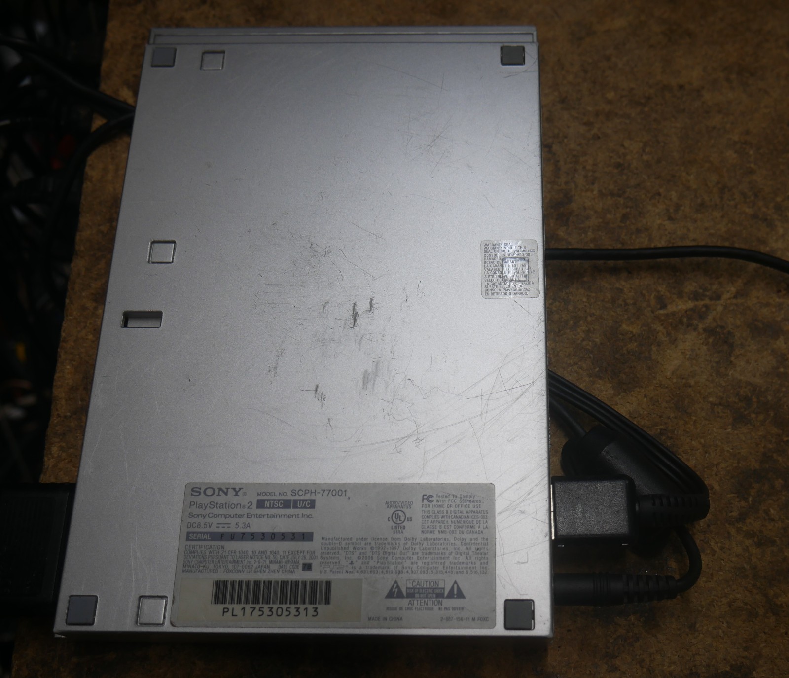 Sony PlayStation 2 PS2 Slim Silver SCPH-77001 , Controller, 256 MB Memory Card