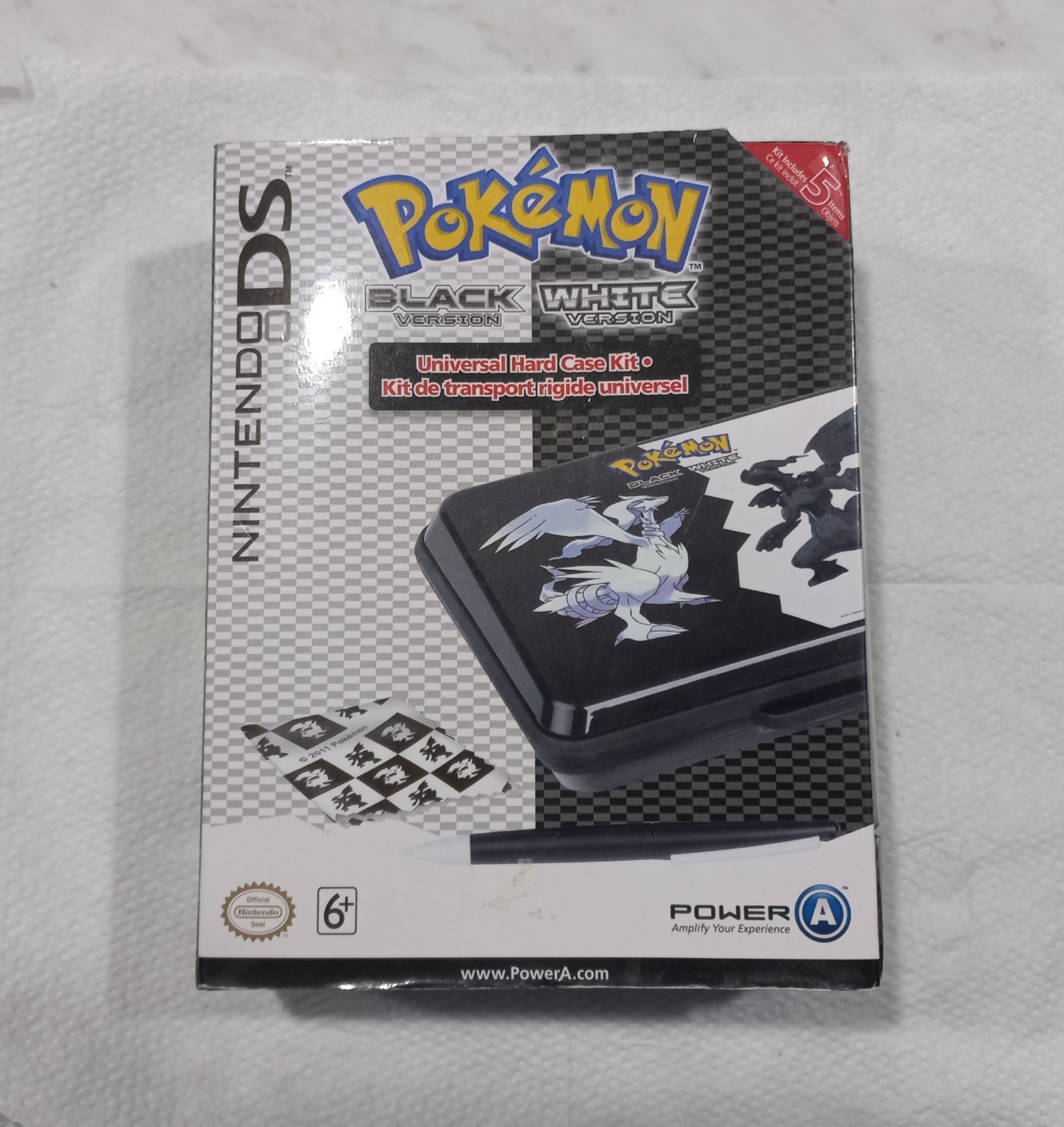 Nintendo DSI Pokemon Black Zekrom Edition with Hard Cover and Pokemon Black 2