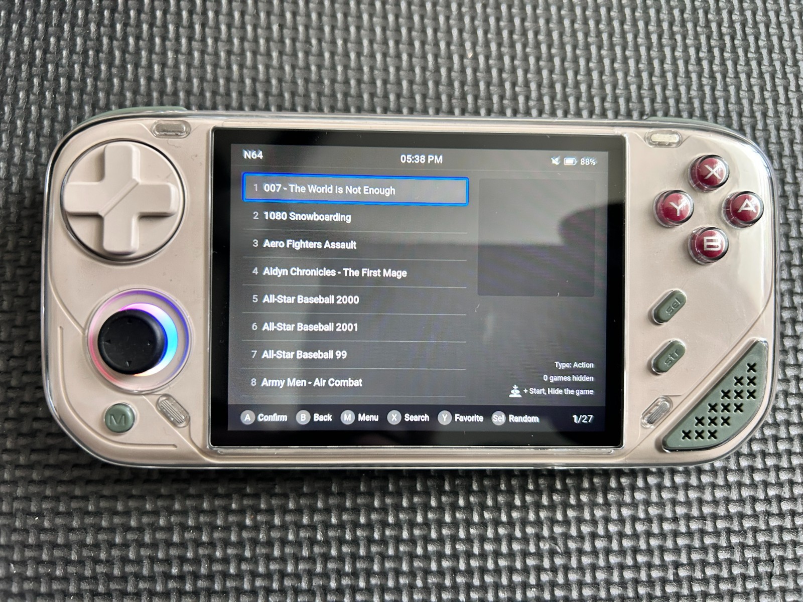 MINILOONG POCKET 1 HANDHELD (DMG) (64GB GAME CARD) (2K GAMES) FREE CASE (GXRG)