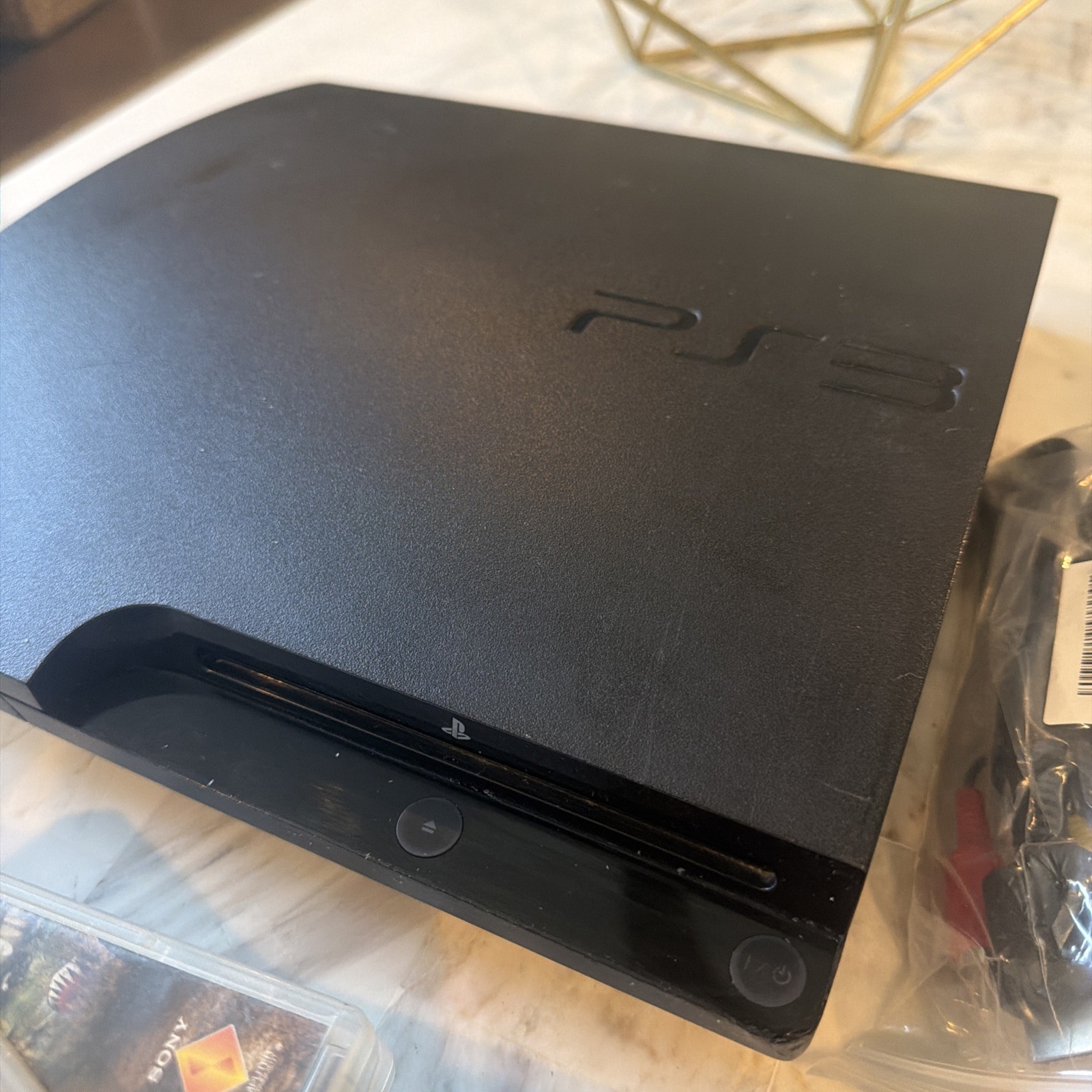 Sony PlayStation 3 PS3 Slim 320GB Console CECH-3001B 5 Games Red Dead Redemption