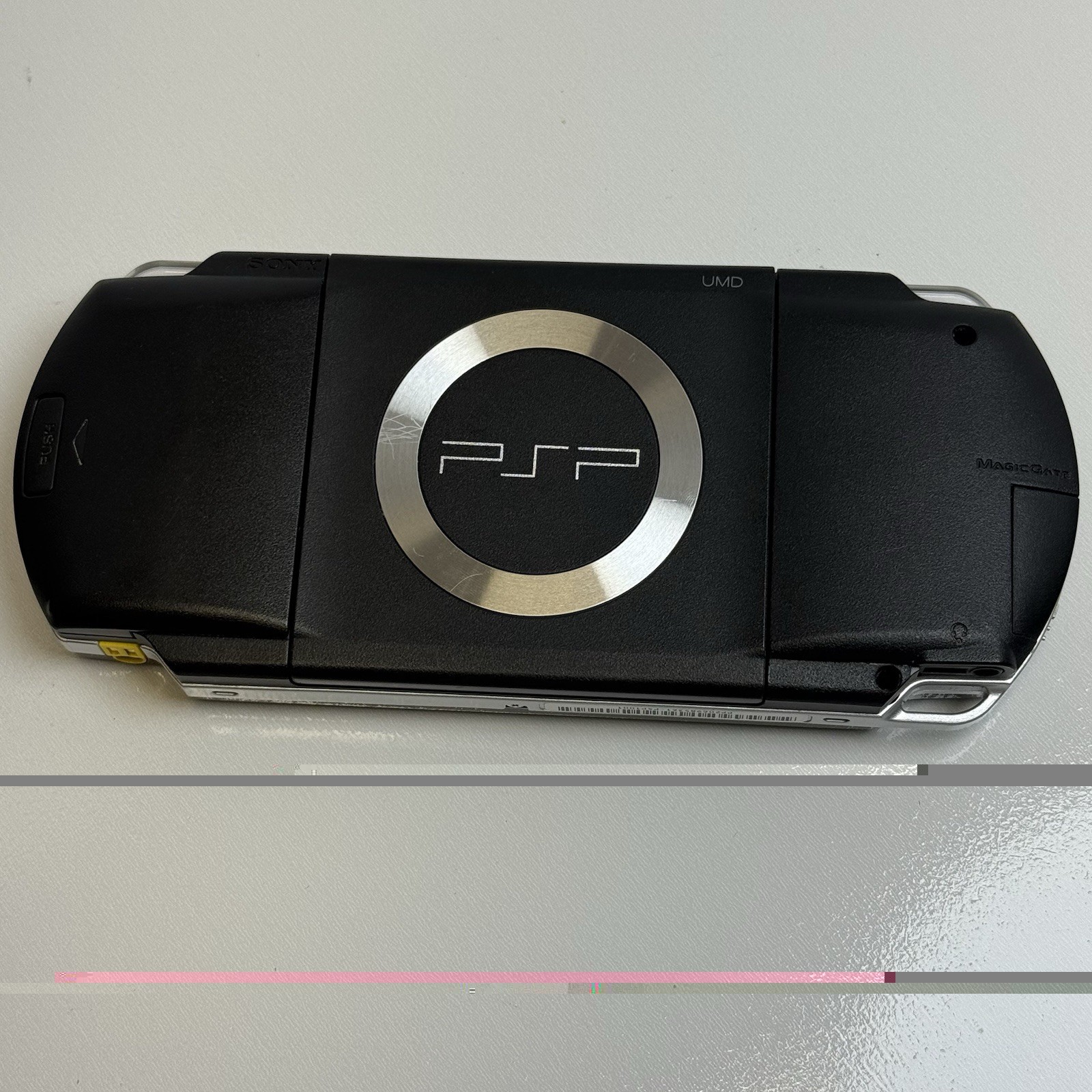 Sony PSP-1001 Black Handheld Console Only – Works – No Charger