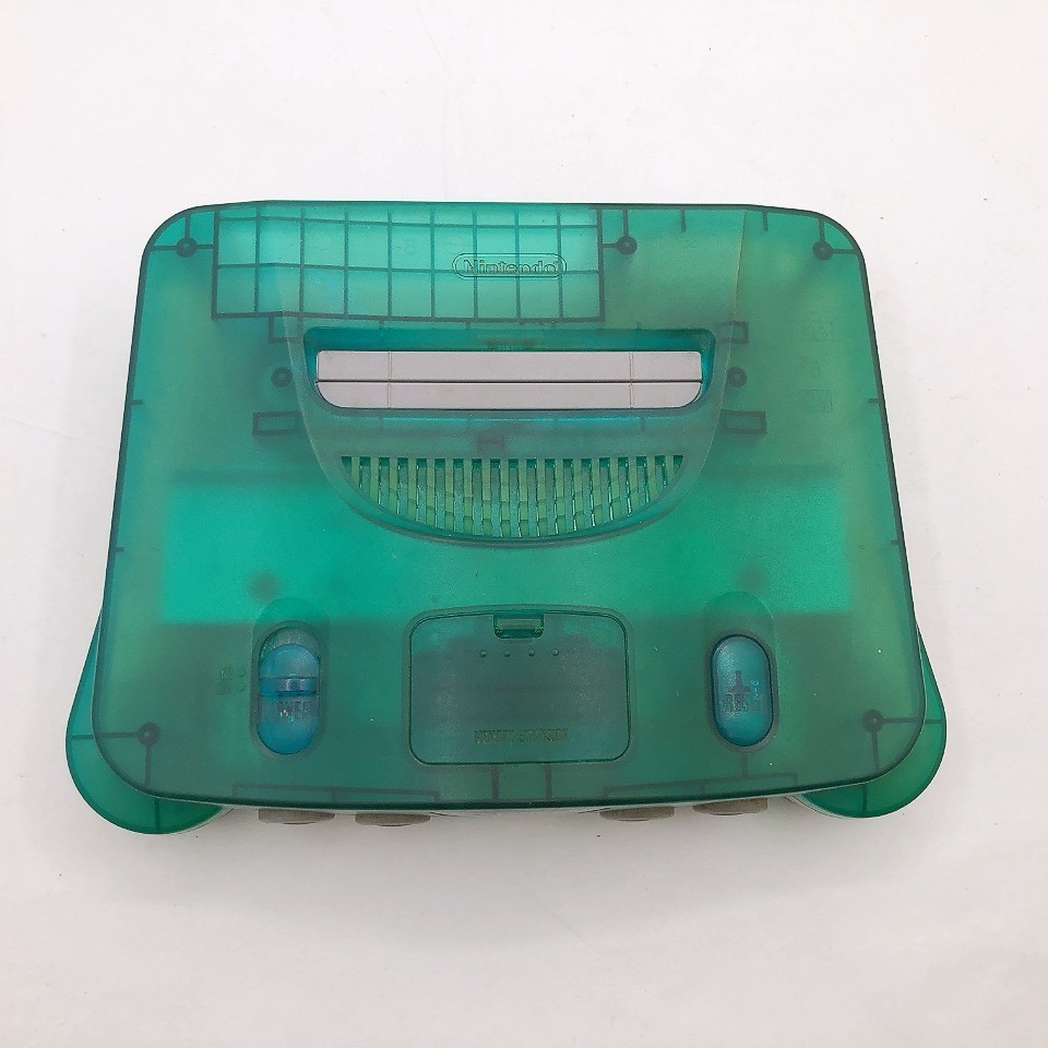 Nintendo 64 Console Controller Clear Blue N64 Made in Japan Tested