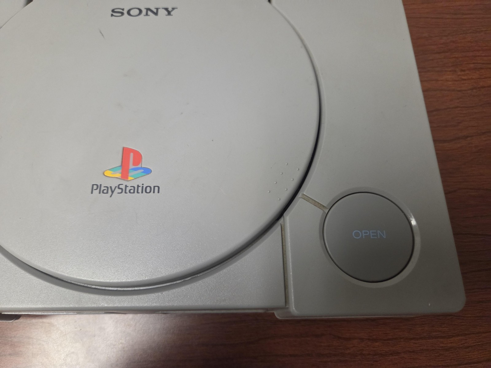 Sony PlayStation 1 PS1 Classic Game Console Gray AV Multi Out Composite RCA