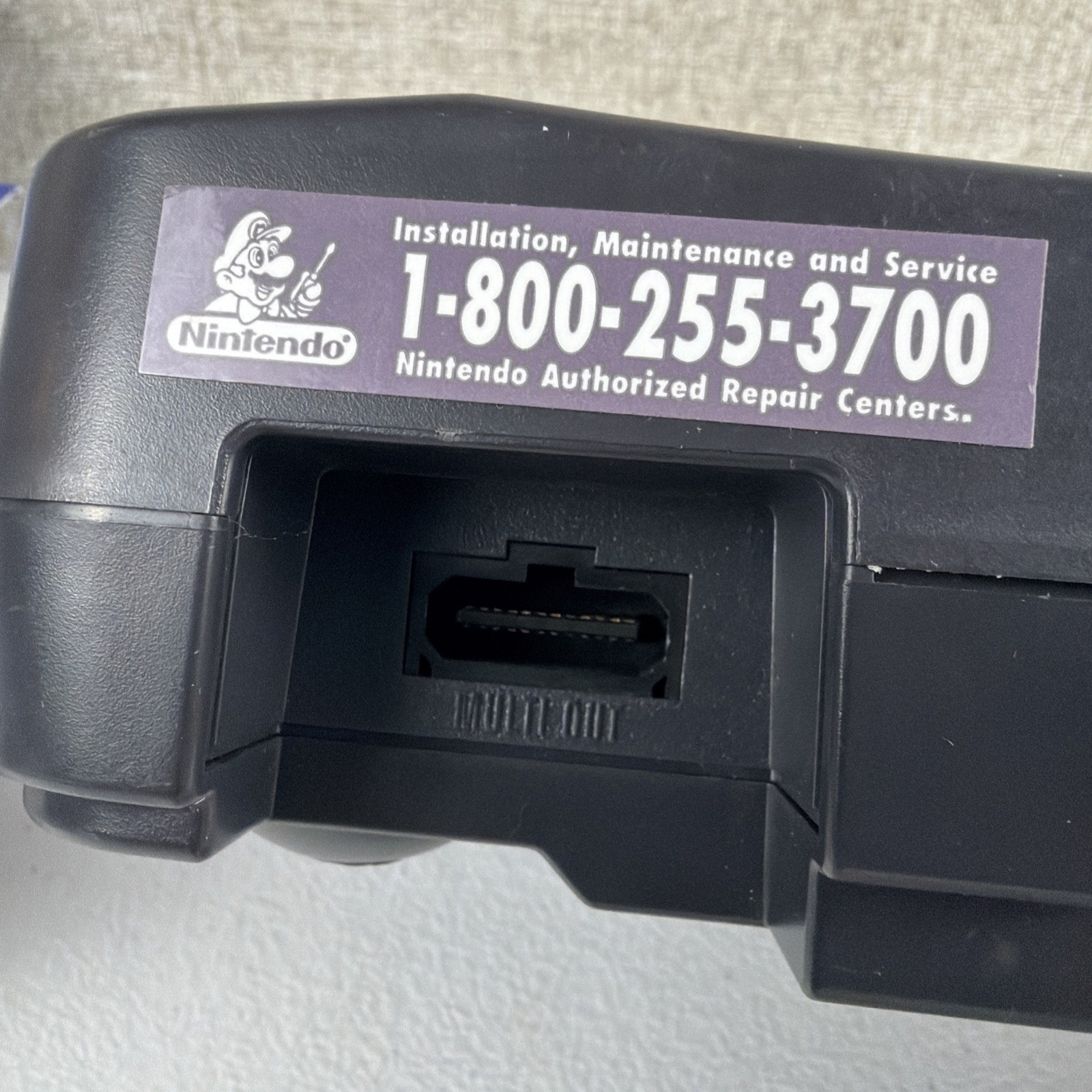 Nintendo 64 Console ONLY – NUS-001 (USA) – Charcoal Tested Working W/ Jumper Pak