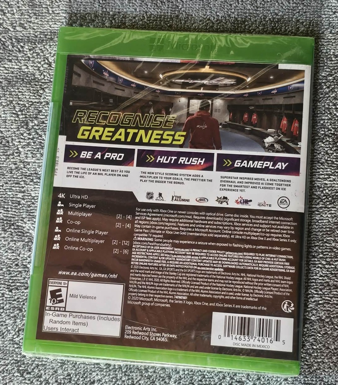 Microsoft Xbox One S Game Console SEALED / Rarer Tom Brady Madden 18 + NHL Game
