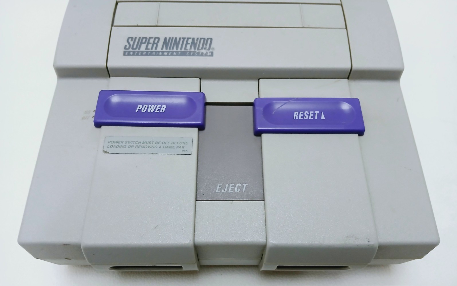 Super Nintendo Entertainment System SNES Console SNS-001 for parts