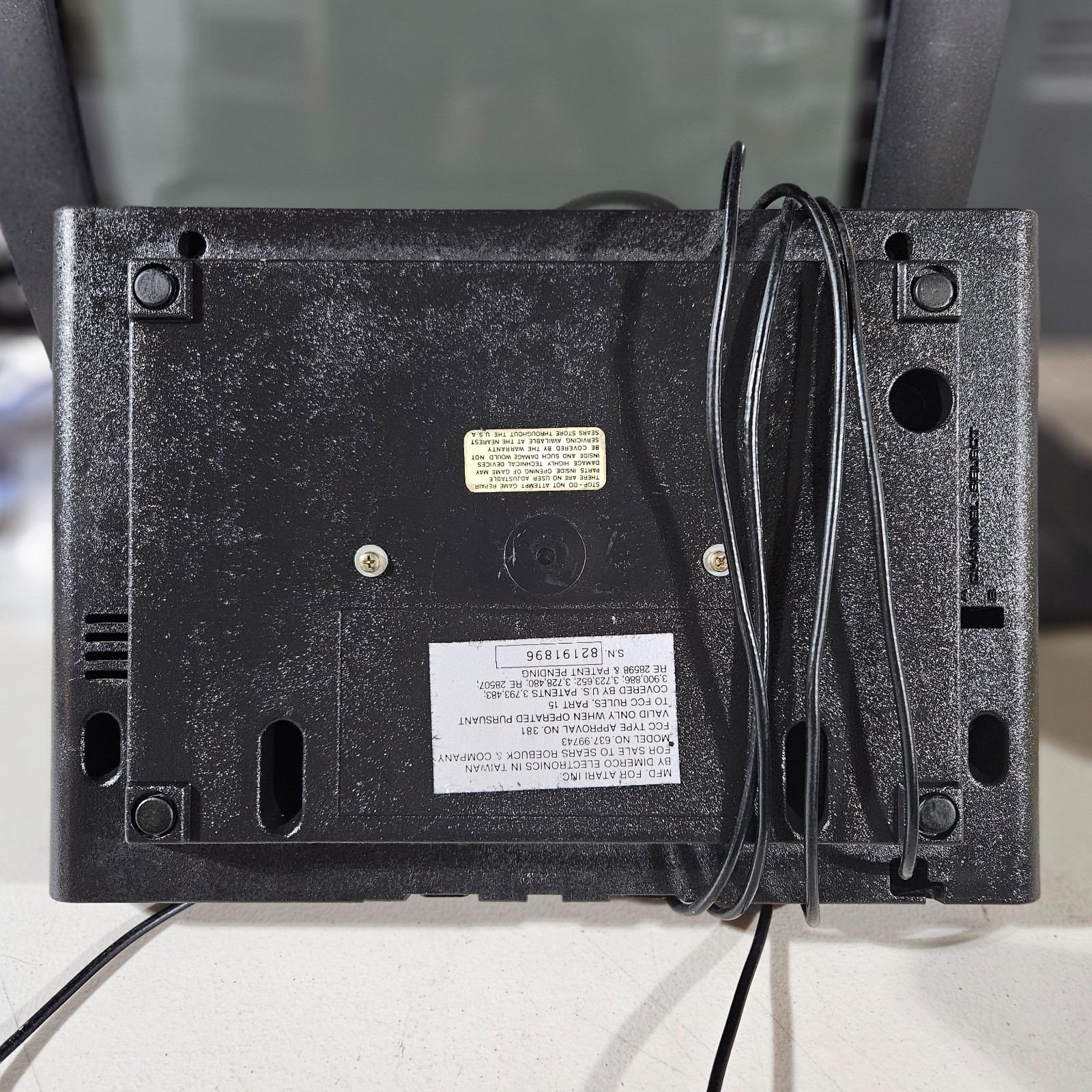 Vintage Sears TELE GAMES Atari 2600 – 6 – Rare Console – PARTS ONLY