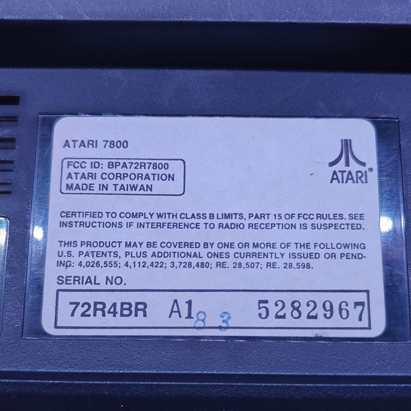 Atari 7800 Pro System Video Game Console Sold As-Is Untested – No Cords