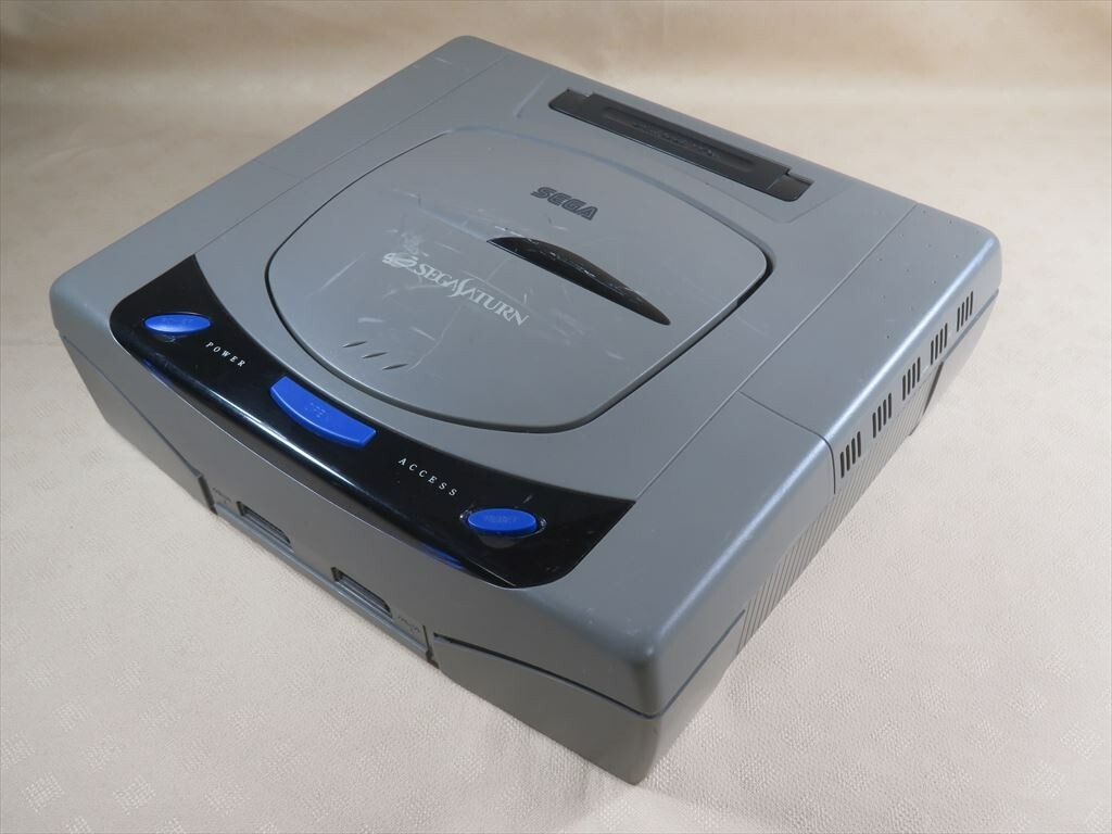 Sega Saturn Console only Japan HST 3210 Gray games Japanese version game tested