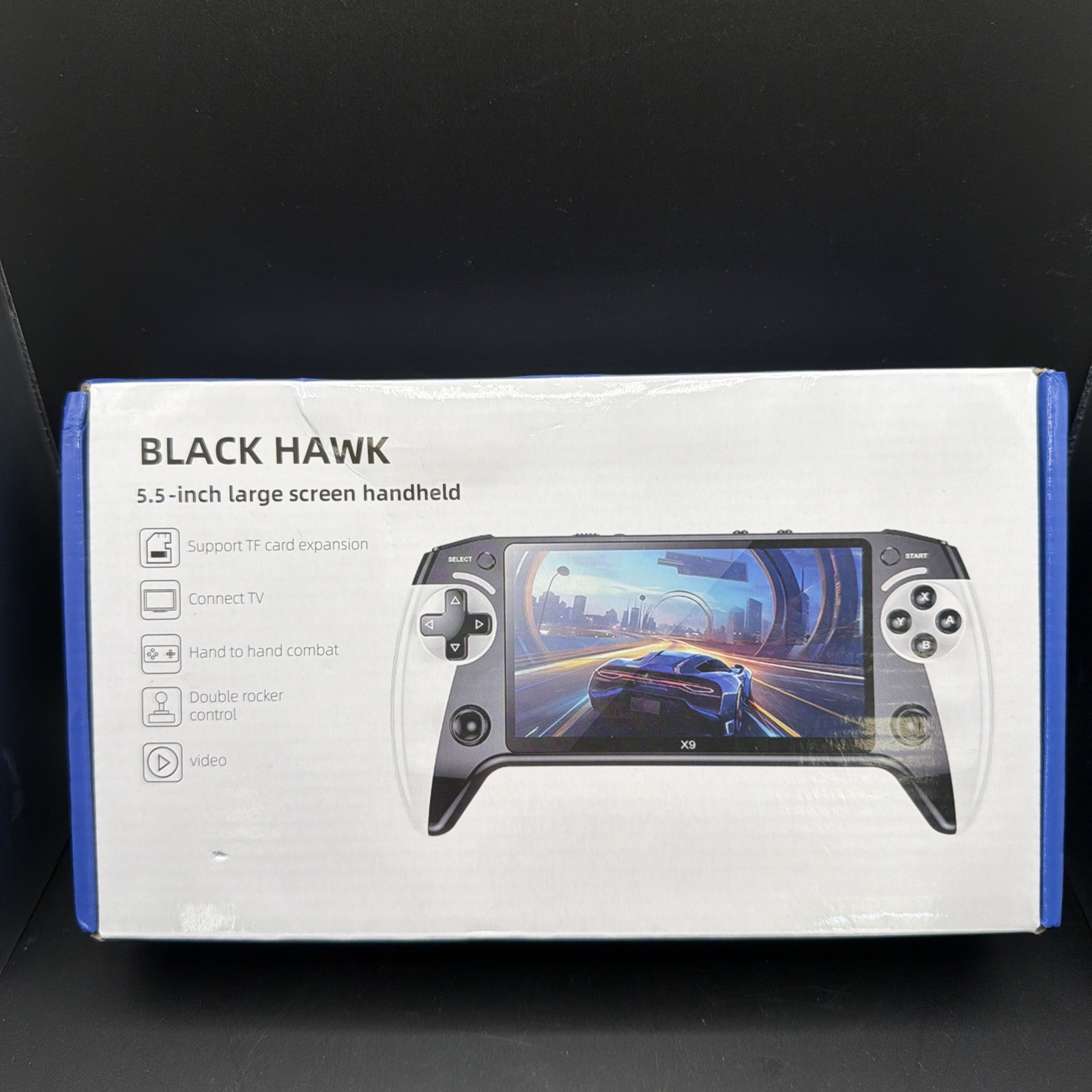 BLACK HAWK X9 Handheld Game Console 5.5″ IPS Screen 20000+ Games – NEW IN BOX