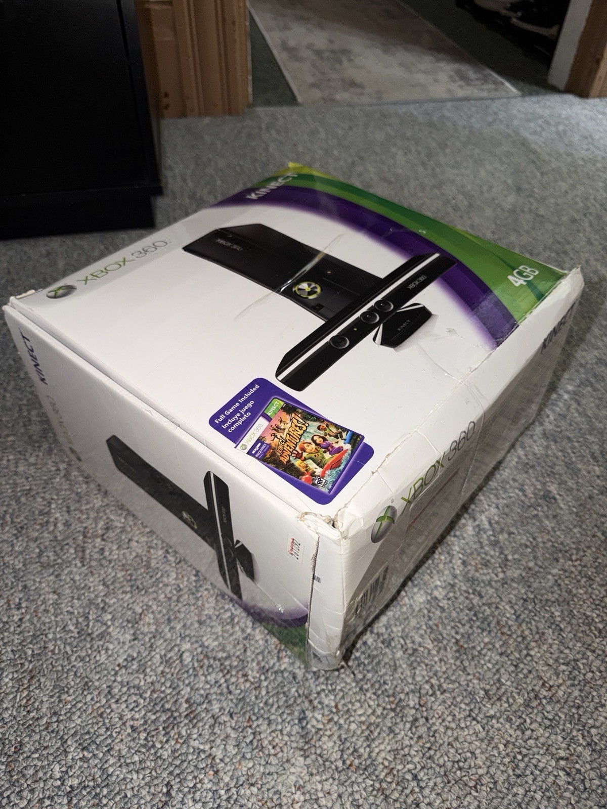 Microsoft Xbox 360 S Matte Black (10 Game Bundle)