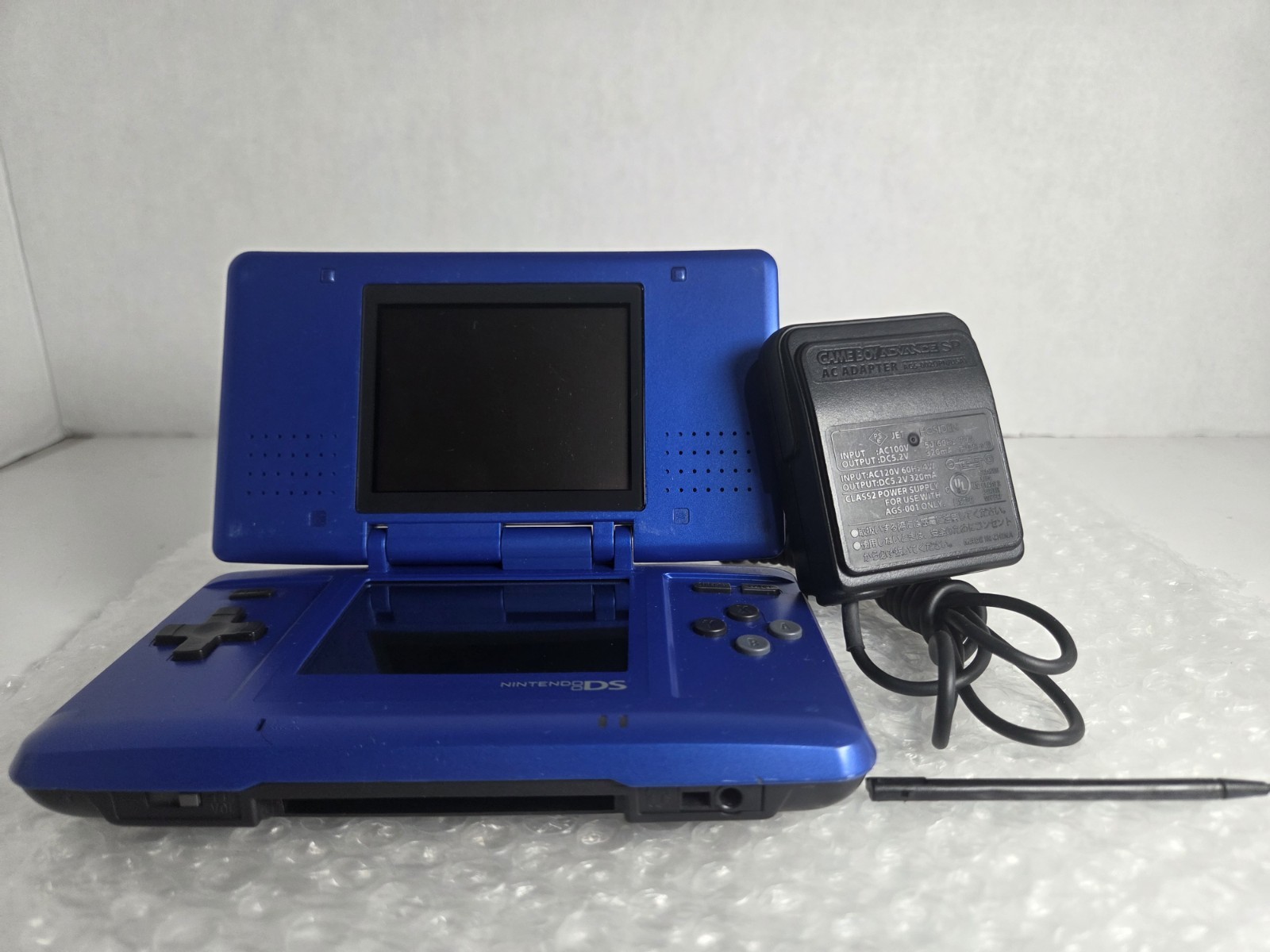 Nintendo DS GBA Orginal Model Blue Handheld System Charger Tested New Battery