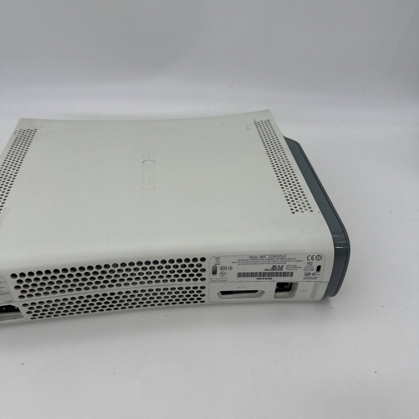 Xbox 360 Launch Console 2006 Xenon With HDD No Cables Tested Works