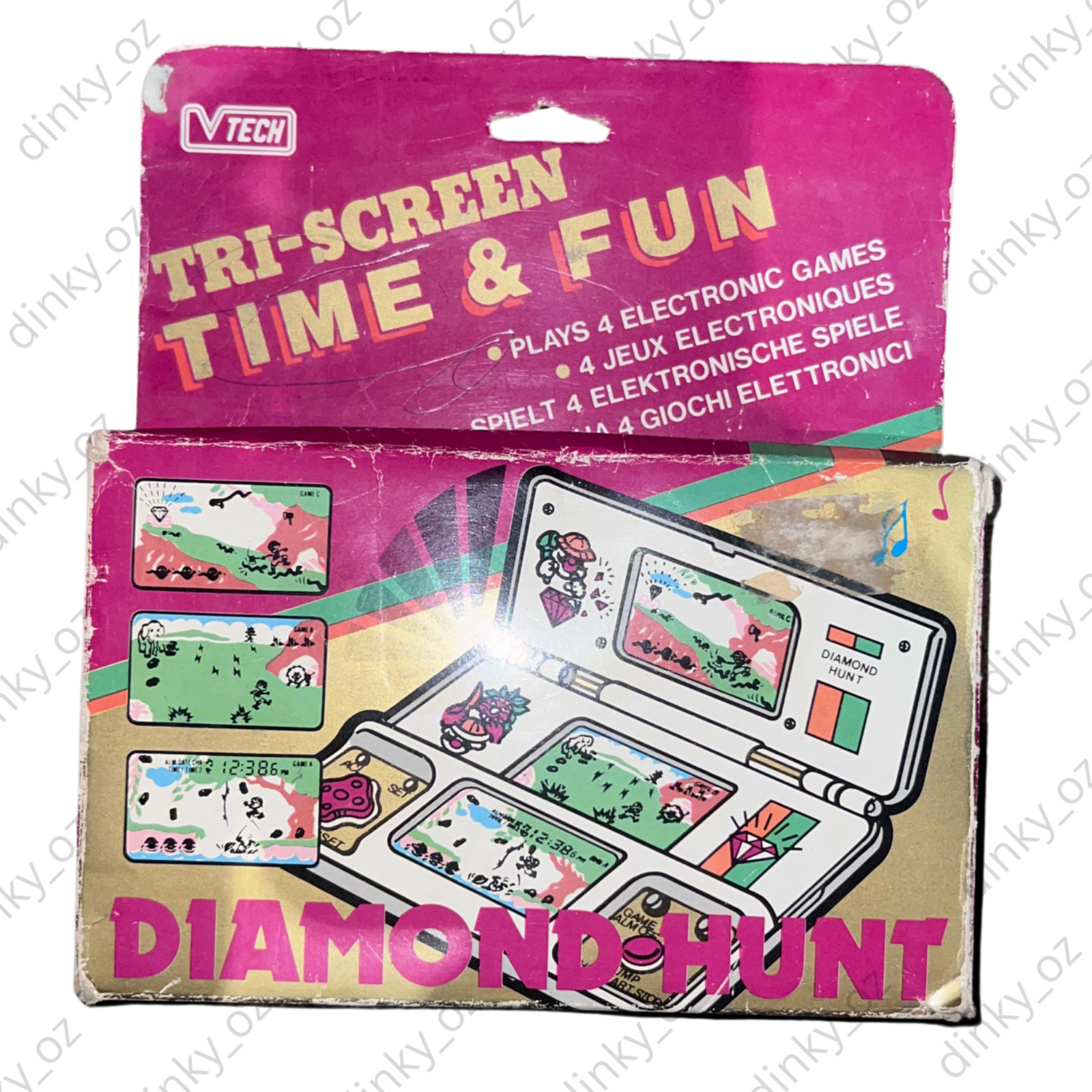 V-Tech Time & Fun ‘Diamond Hunt’ WORKING CONDITION IN BOX
