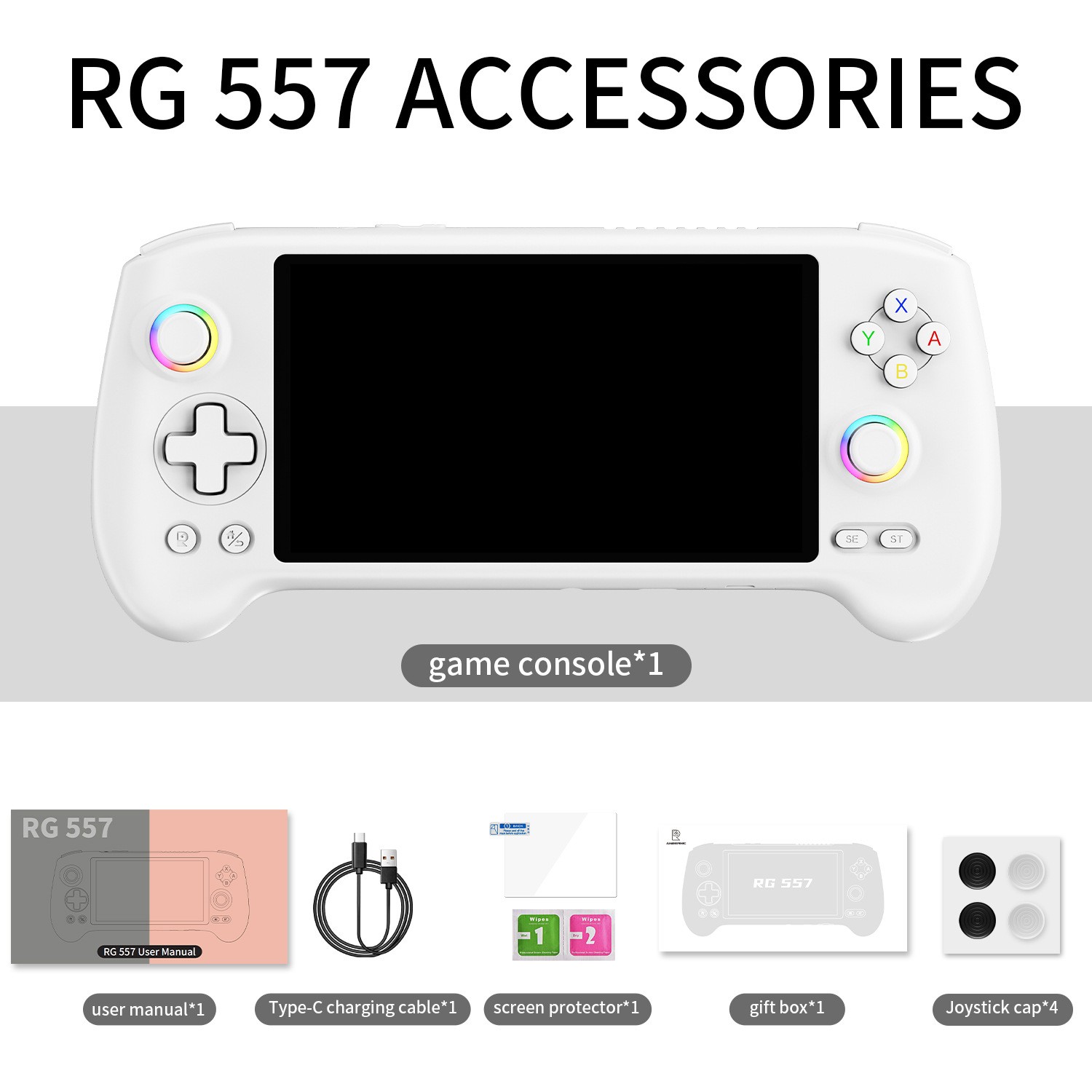 RG557 Android 14, 5.48-inch 12+256G Capacitive Joystick Handheld