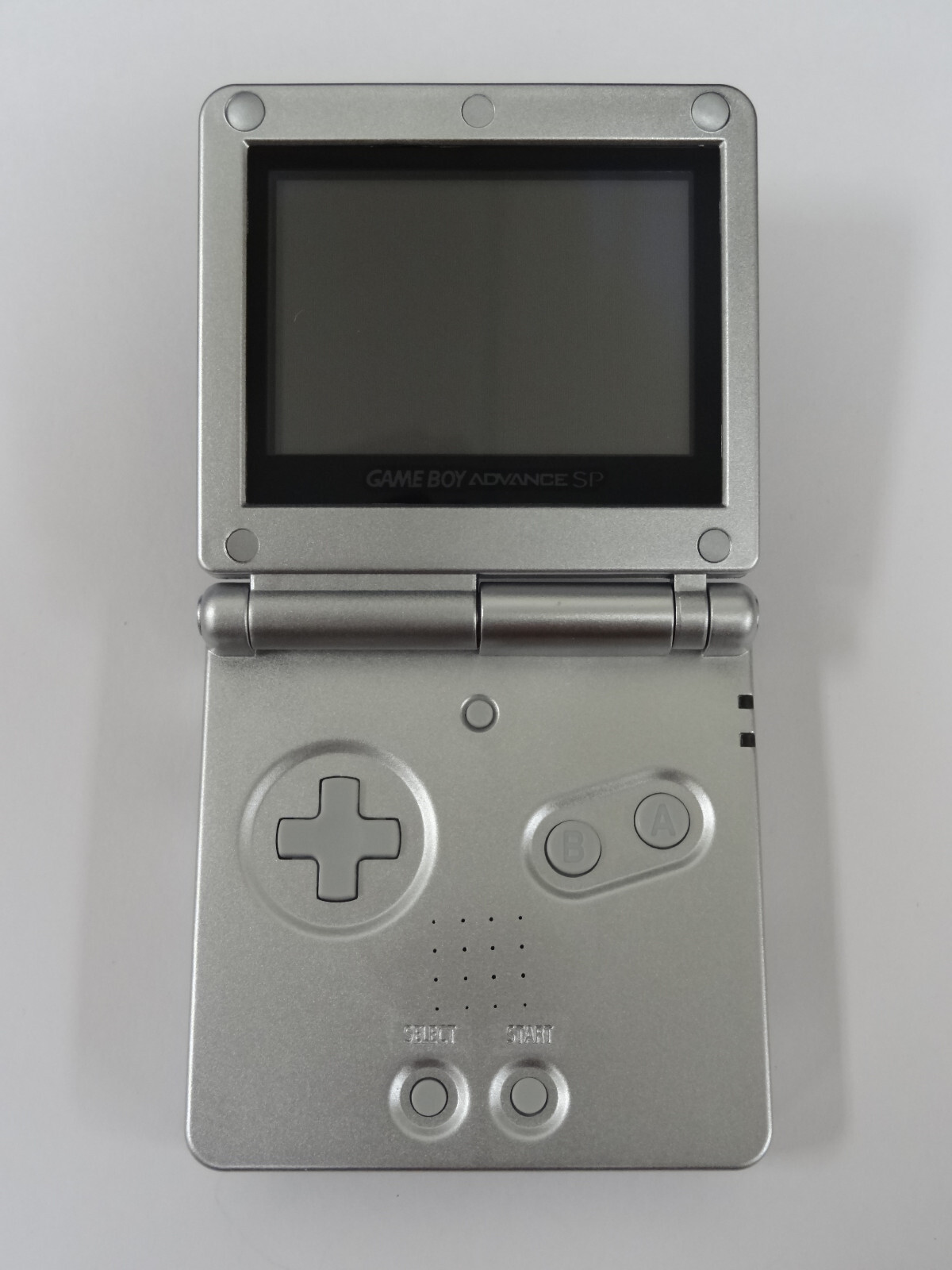 Platinum Nintendo Game Boy Advance SP AGS-001 Includes Charger Tested/Working