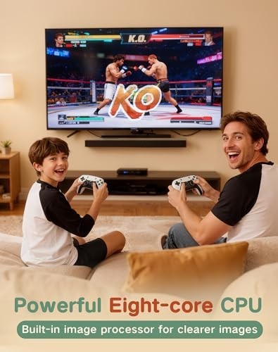 Retro Gaming Console with 20,000+ Classic Games, 4K HDMI, Dual Wireless Controll