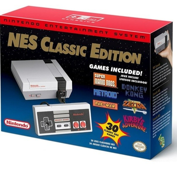 Authentic Nintendo NES Classic Edition Mini Clv-001 with Complete Library