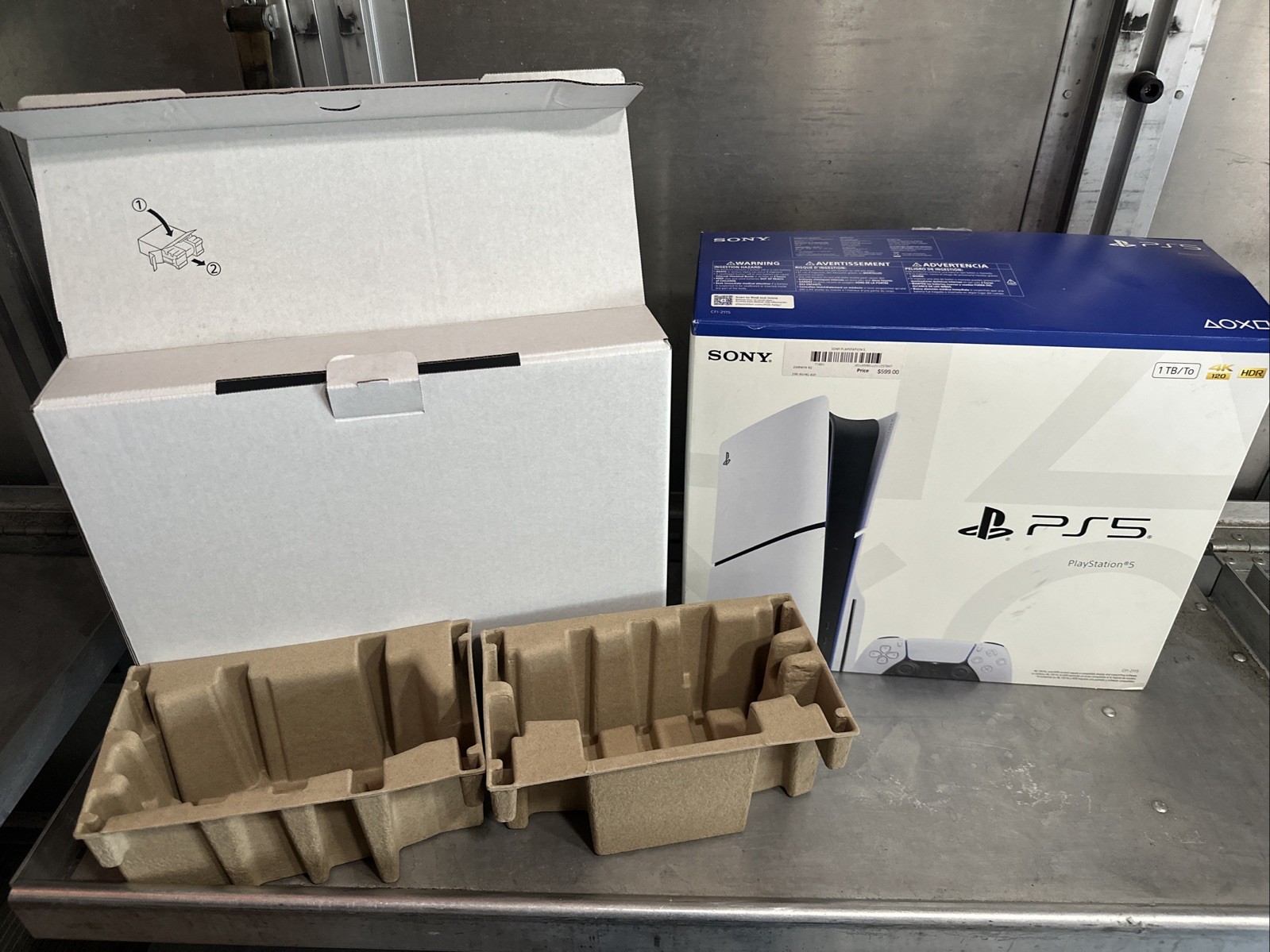 Sony PlayStation 5 (Empty Box Only) 1 TB Disk Cfi-2115