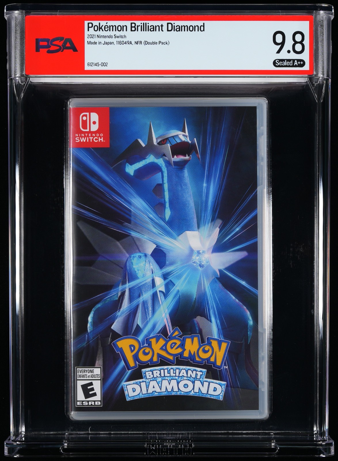 Nintendo Switch Pokemon Brilliant Diamond NFR (2021) PSA 9.8 A++ Sealed