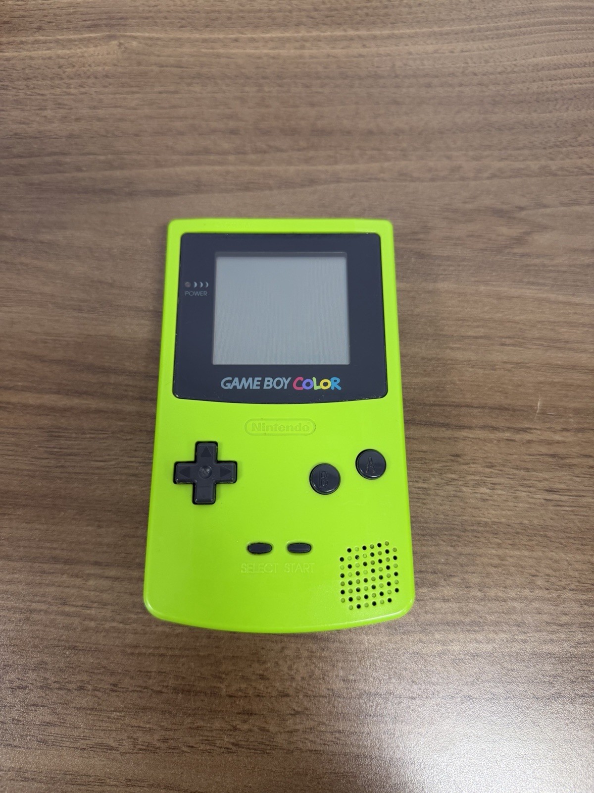 Nintendo Game Boy Color LimeGreen Handheld System CGB-001 w/ Carrying Case