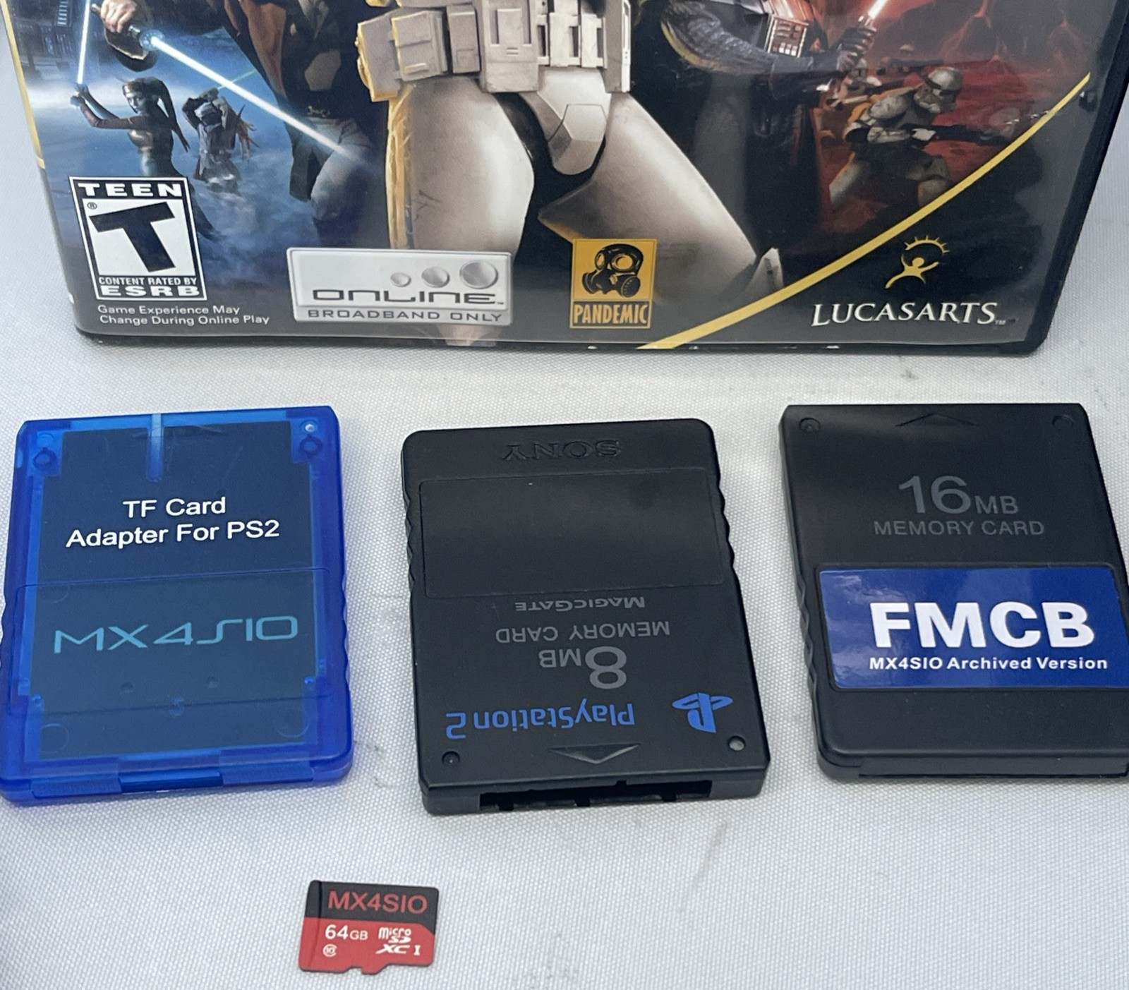 🔥TESTED Sony PlayStation 2 PS2 Slim SCPH-75001 Console System OEM + BUNDLE FMCB