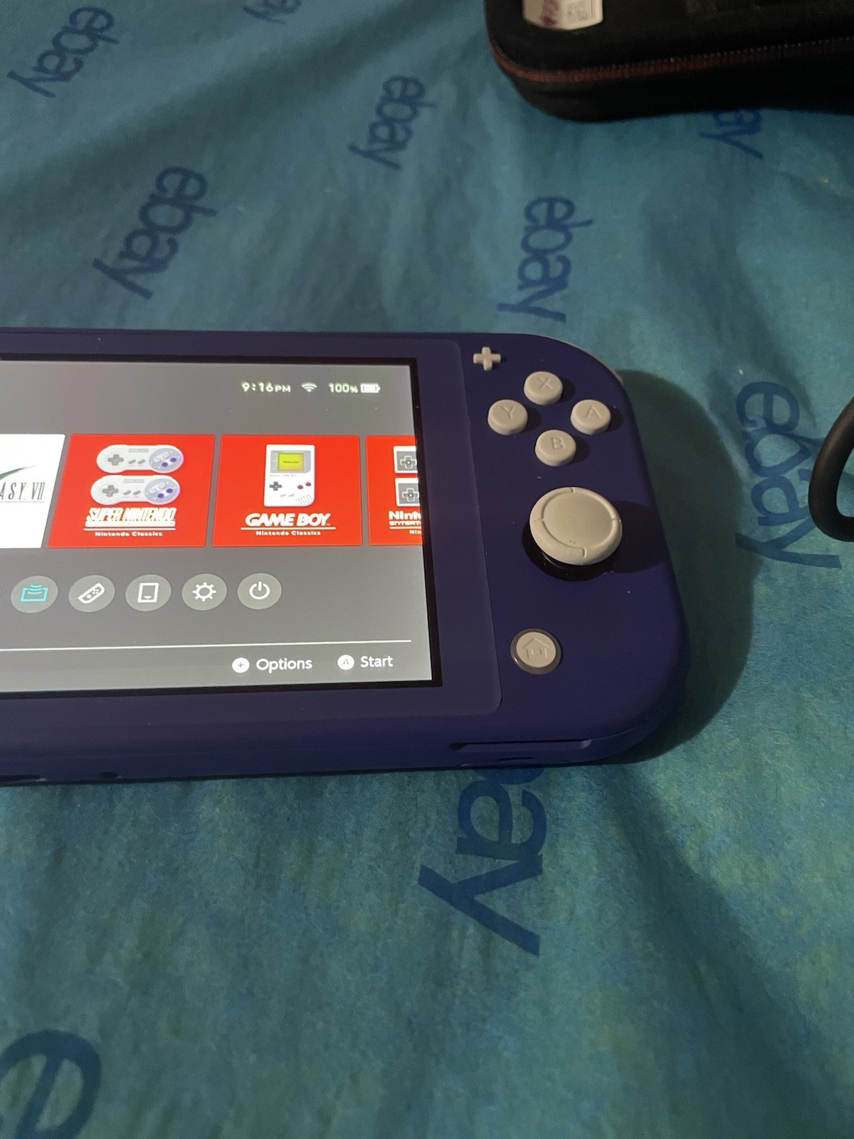Nintendo Switch Lite Handheld Console – 32GB – Blue With Case