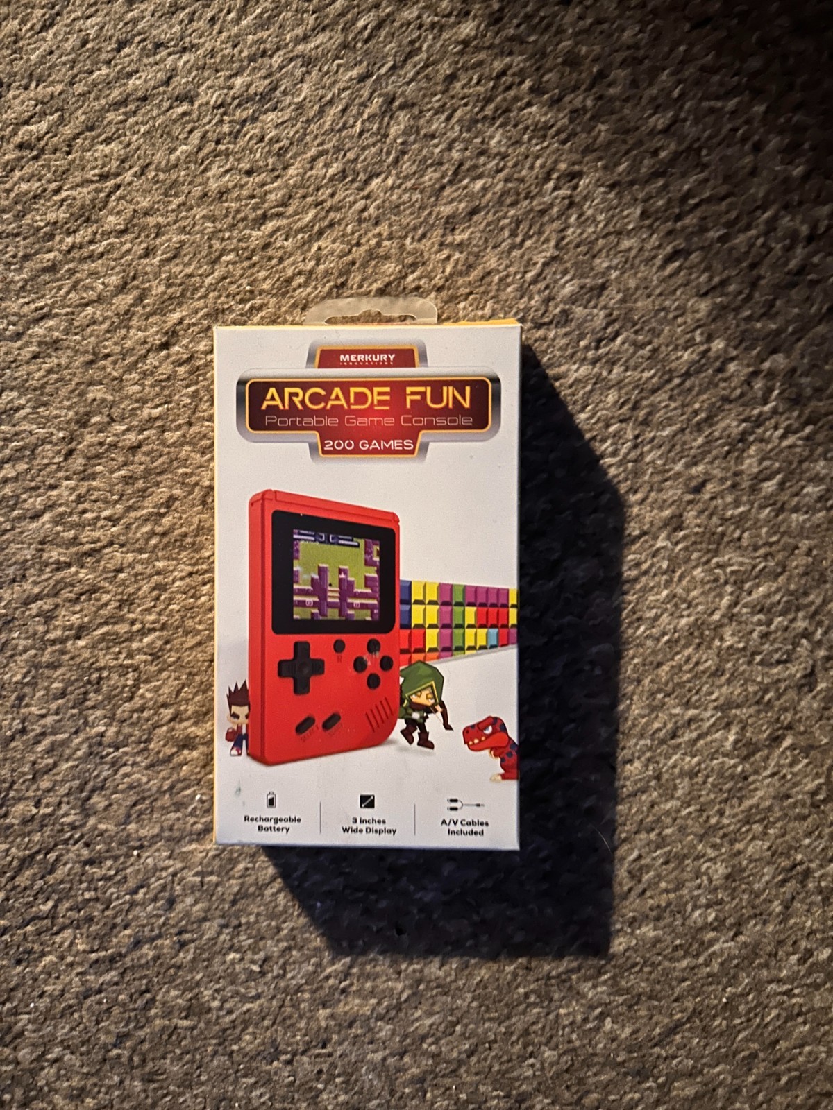 Arcade Fun Portable Game Console 200 Games by Merkury Innovations