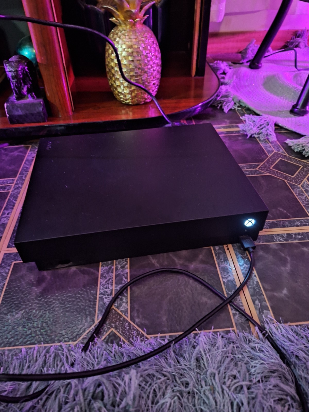 Microsoft Xbox One X Console 1TB 1787 BUNDLE 2 Controllers, Power Cords, 5 Games